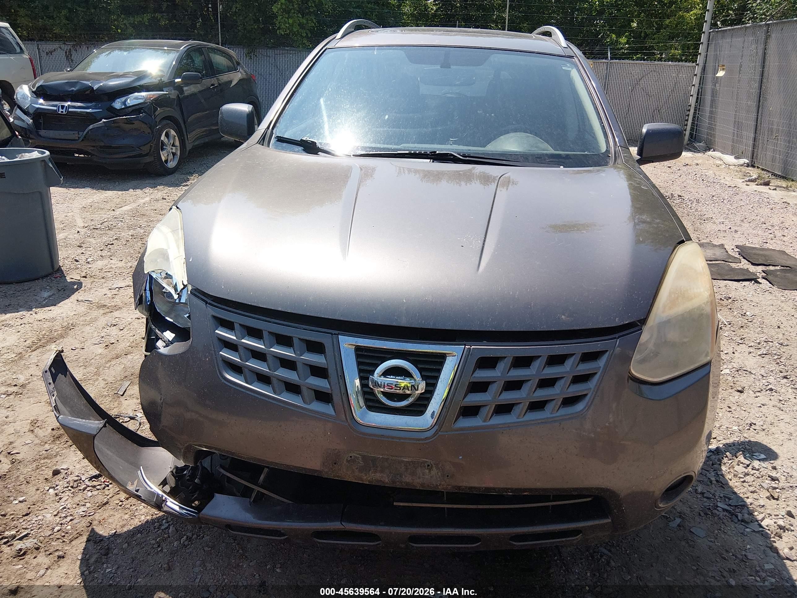2008 Nissan Rogue Sl Gray vin: JN8AS58V28W130693