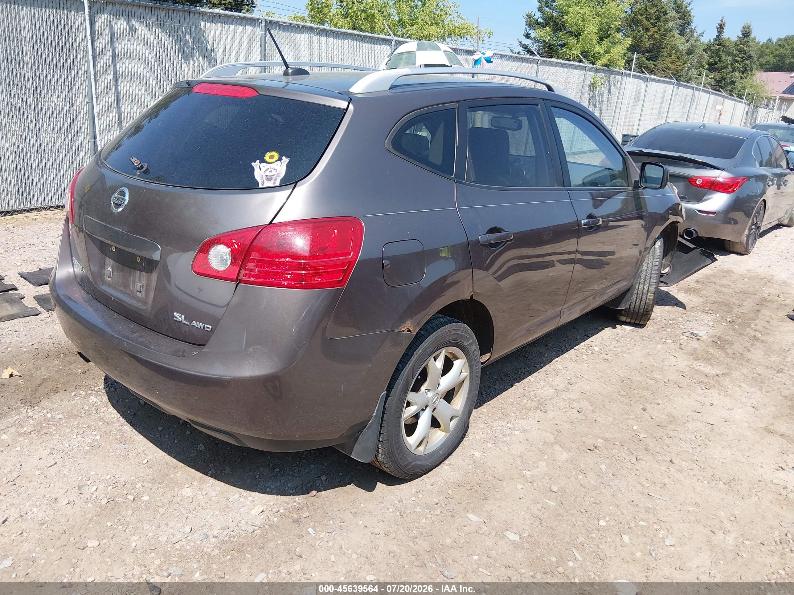 2008 Nissan Rogue Sl Gray vin: JN8AS58V28W130693