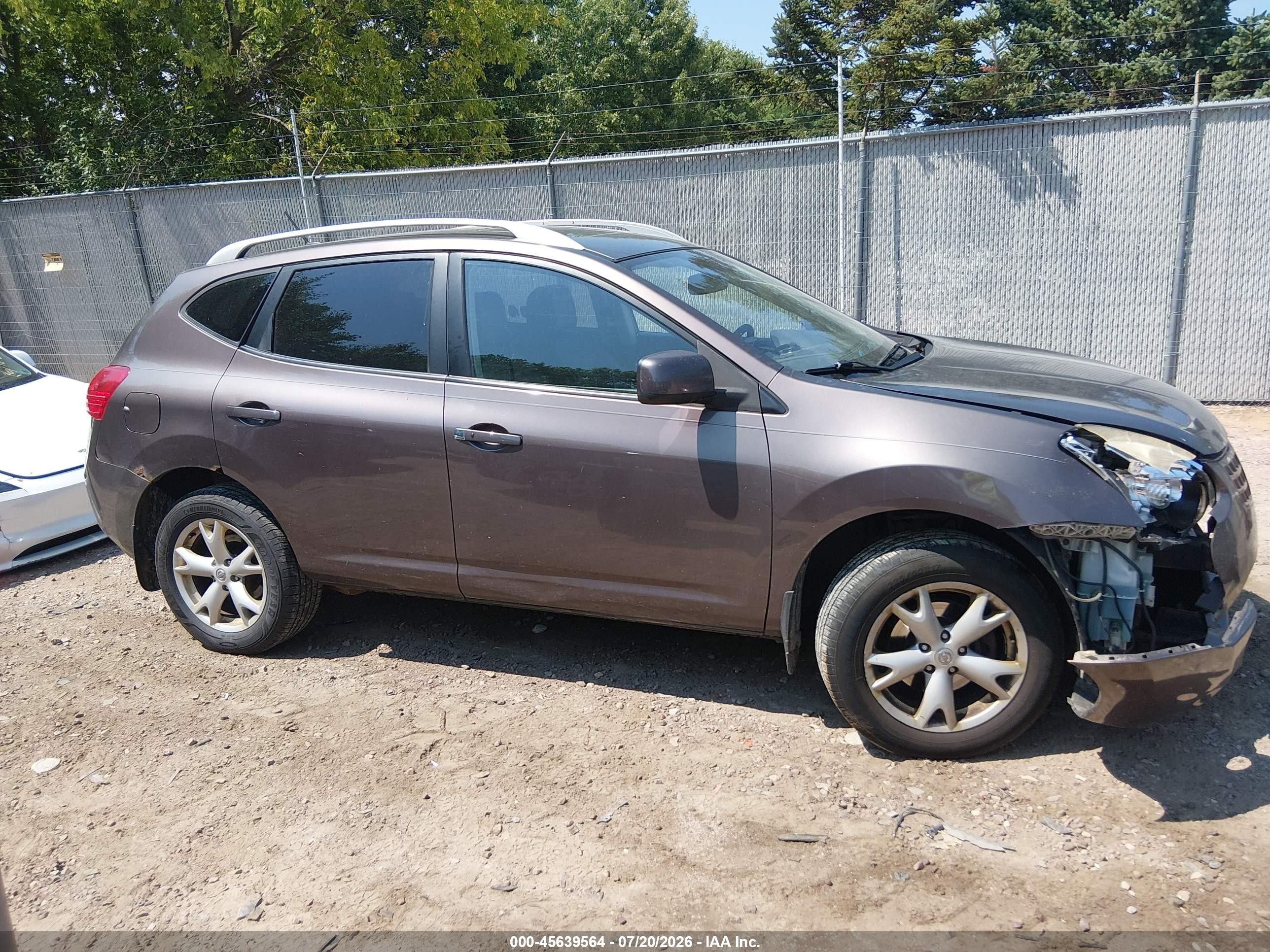 2008 Nissan Rogue Sl Gray vin: JN8AS58V28W130693