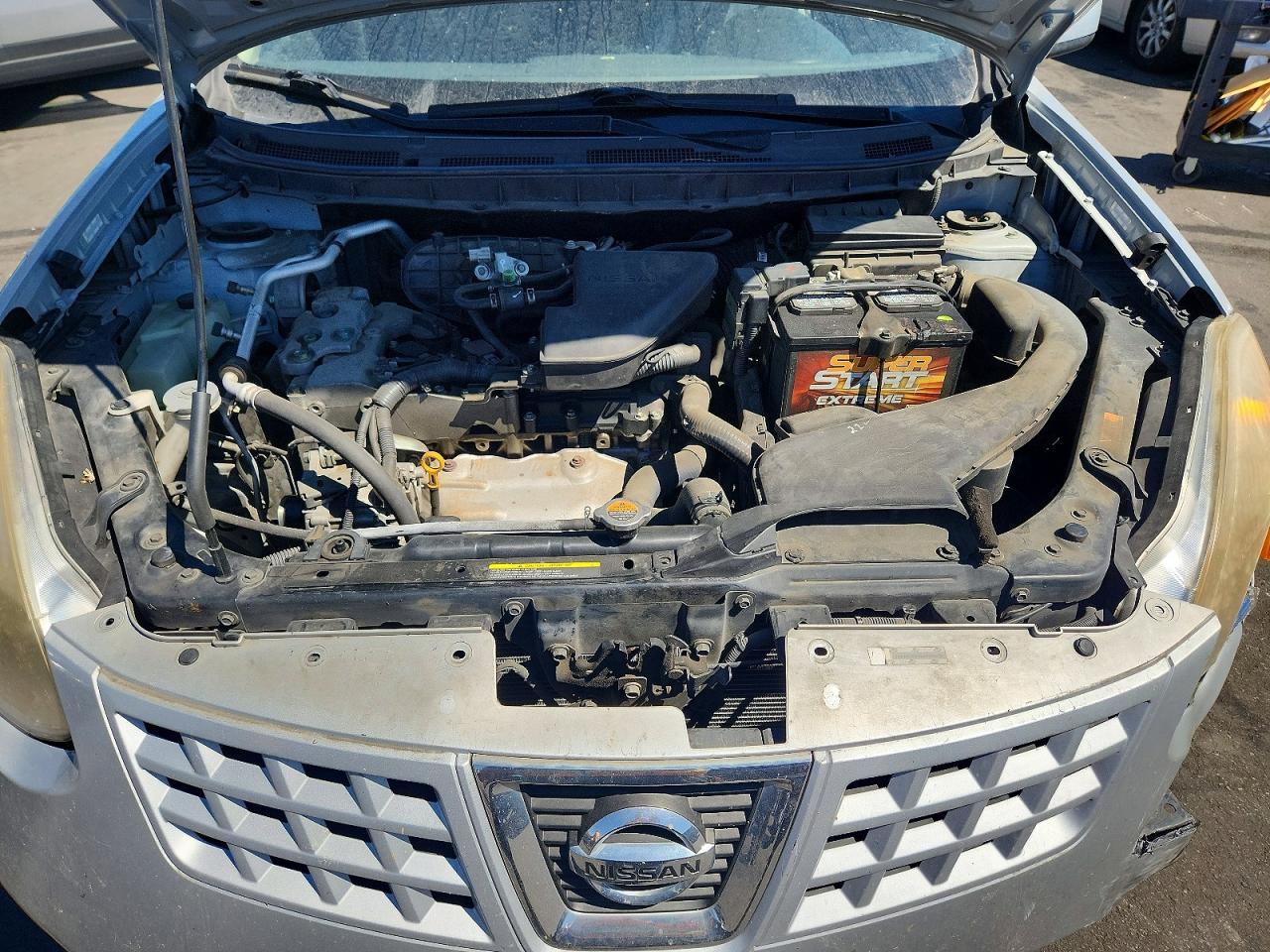 2008 Nissan Rogue S Silver vin: JN8AS58V28W400473