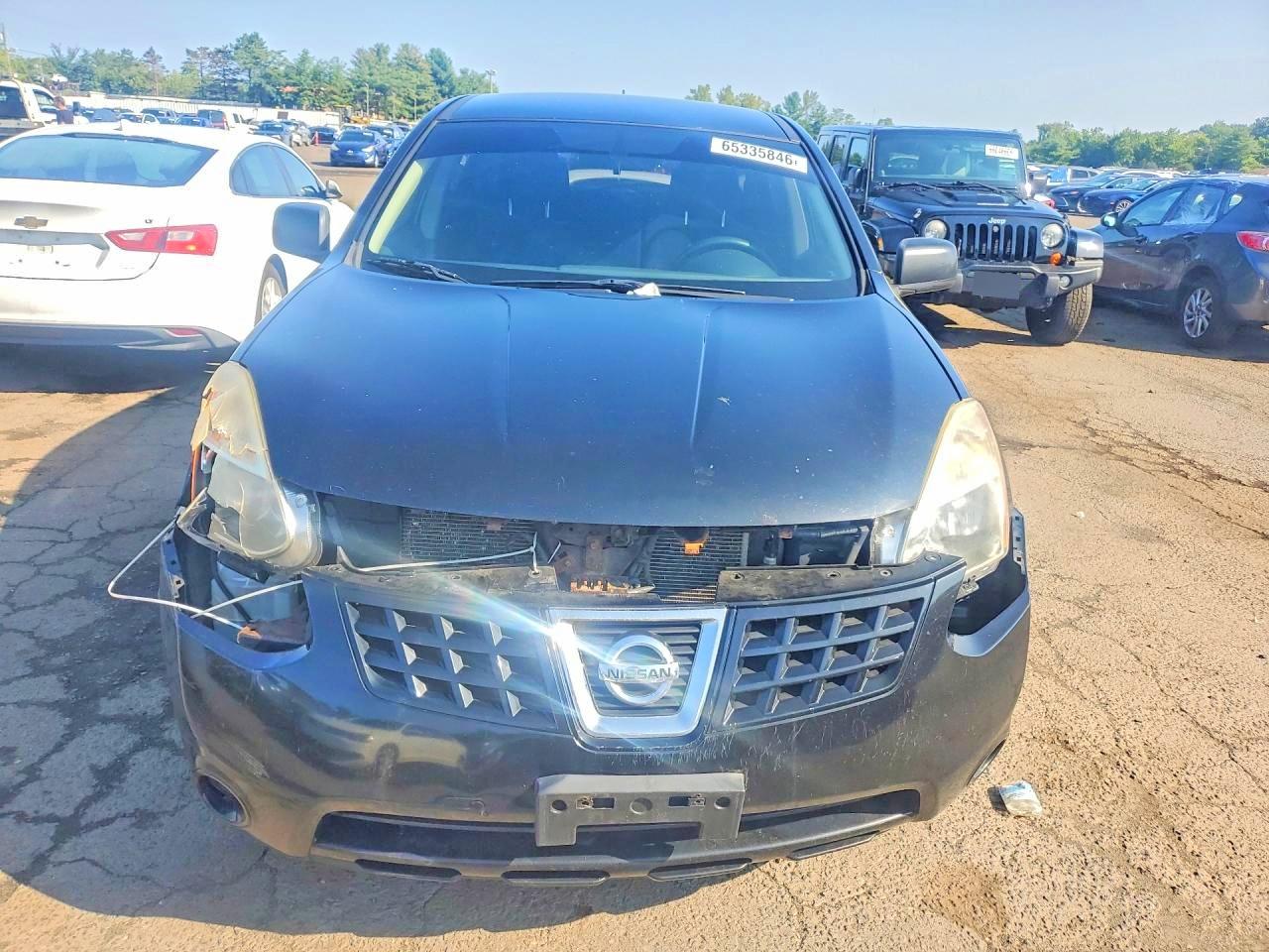 2009 Nissan Rogue S Black vin: JN8AS58V29W186229