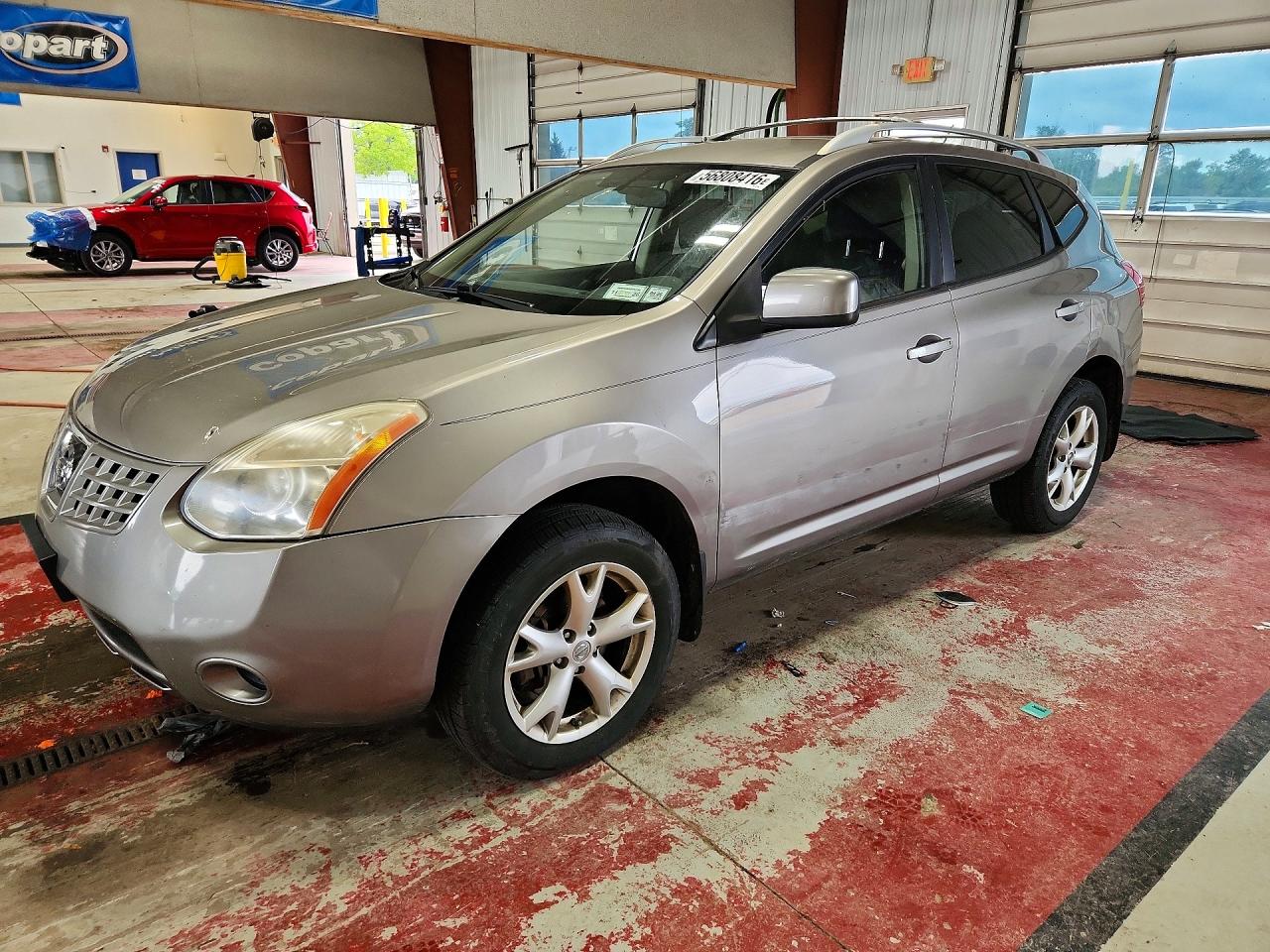 2009 Nissan Rogue S Gray vin: JN8AS58V29W447598
