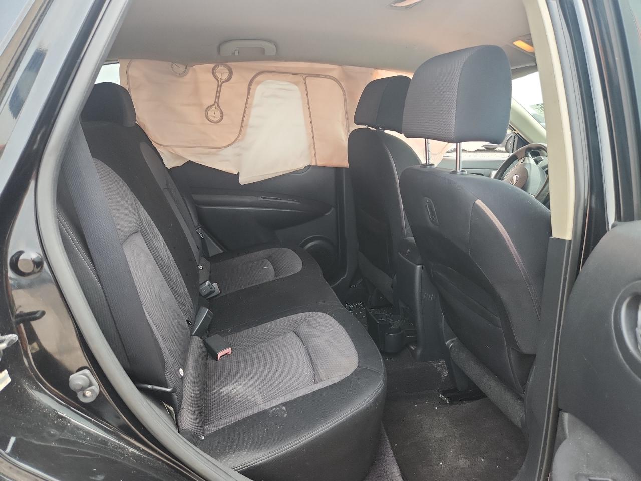 2008 Nissan Rogue S Black vin: JN8AS58V38W106192
