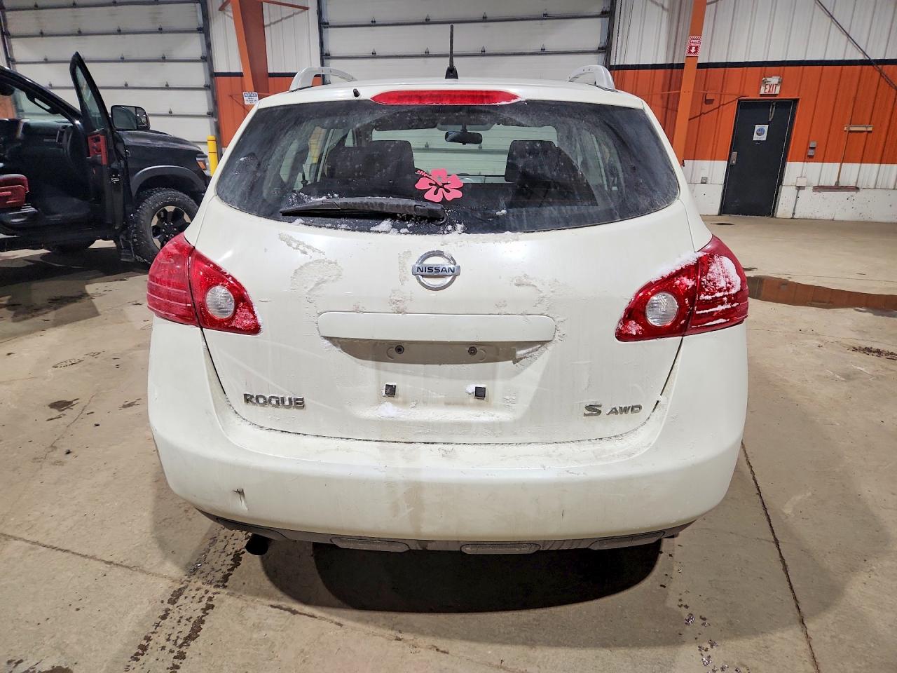 2008 Nissan Rogue S White vin: JN8AS58V38W119525