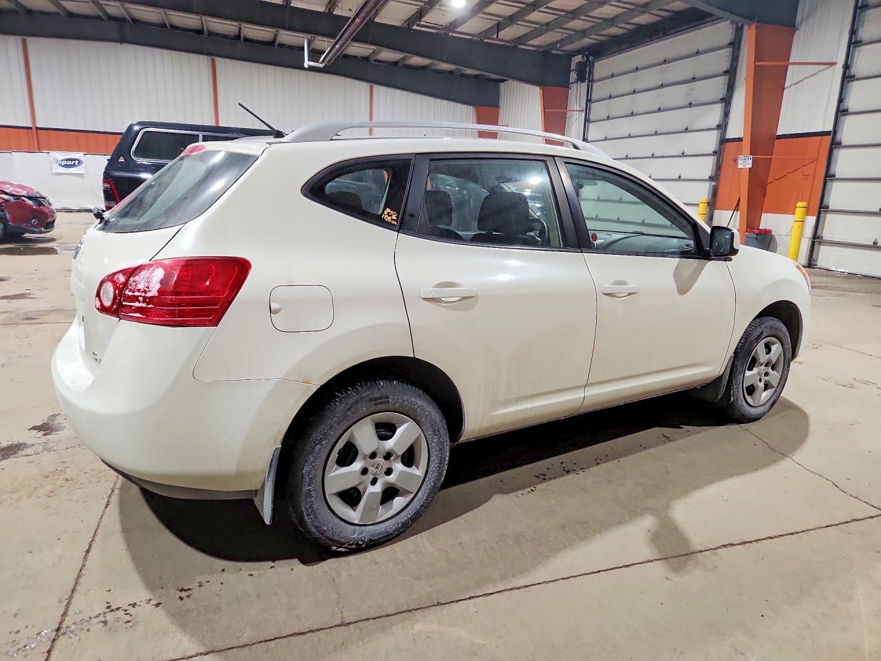 2008 Nissan Rogue S White vin: JN8AS58V38W119525