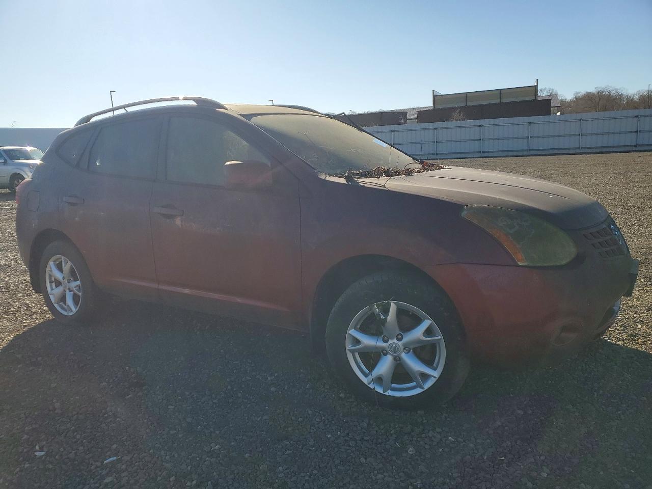 2008 Nissan Rogue S Red vin: JN8AS58V38W125034
