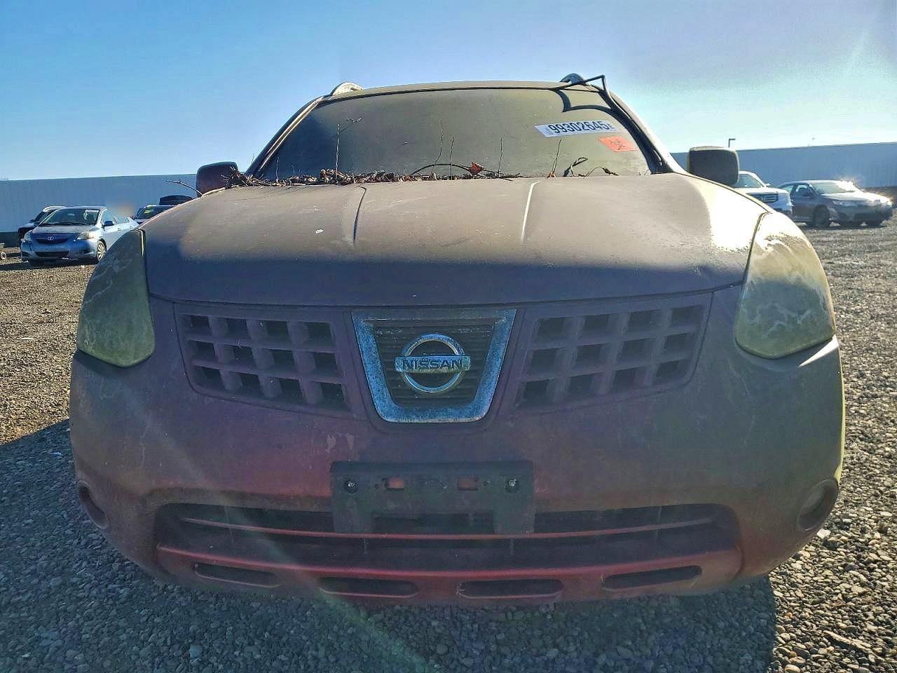 2008 Nissan Rogue S Red vin: JN8AS58V38W125034