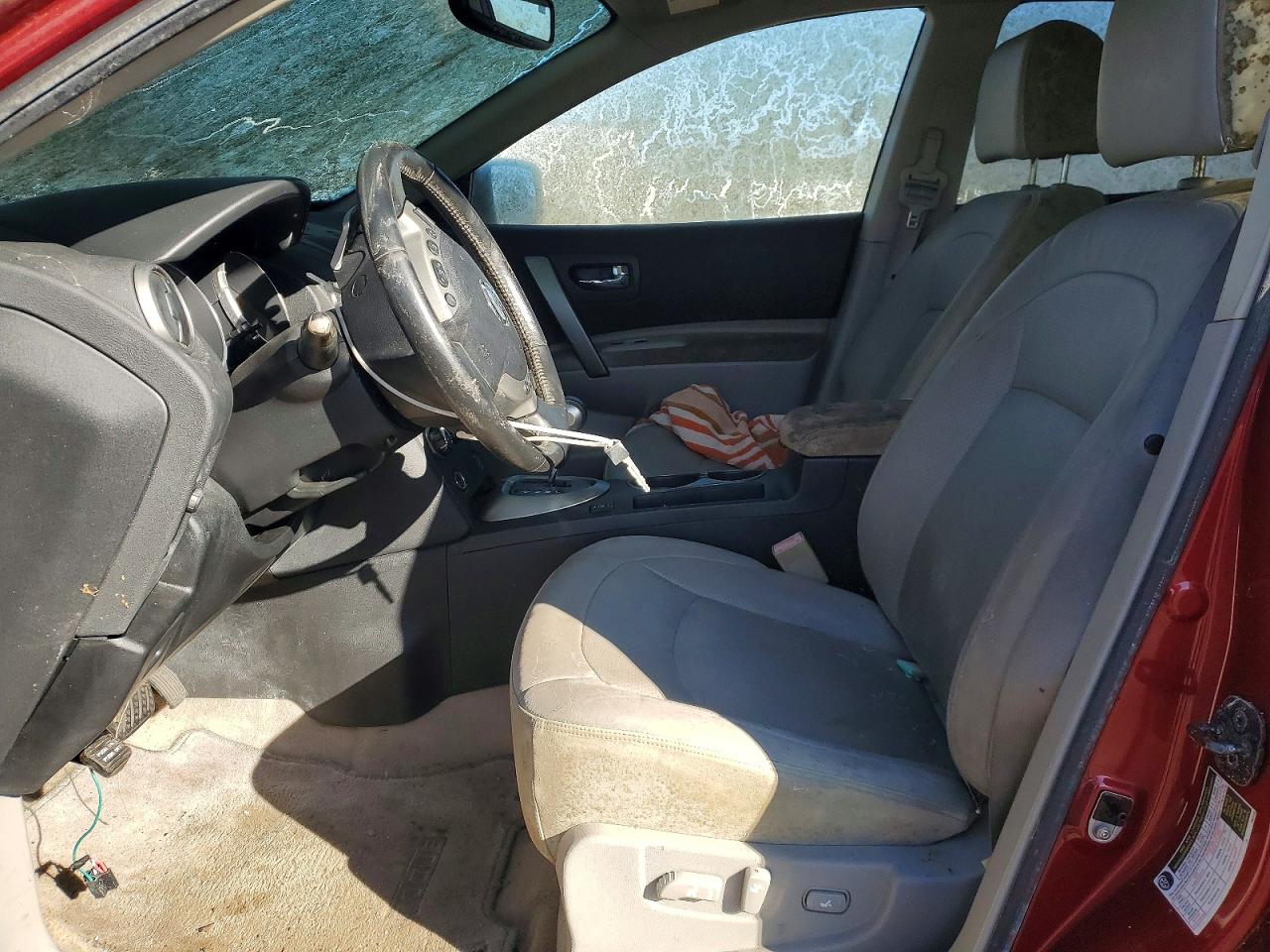 2008 Nissan Rogue S Red vin: JN8AS58V38W125034