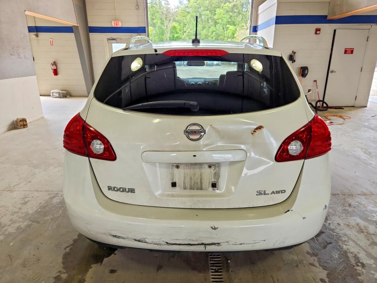 2008 Nissan Rogue S White vin: JN8AS58V38W131688