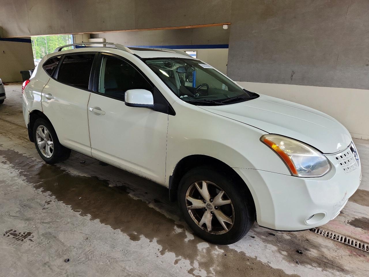2008 Nissan Rogue S White vin: JN8AS58V38W131688