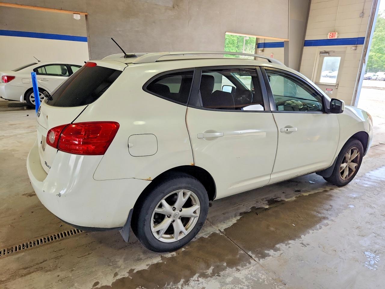 2008 Nissan Rogue S White vin: JN8AS58V38W131688