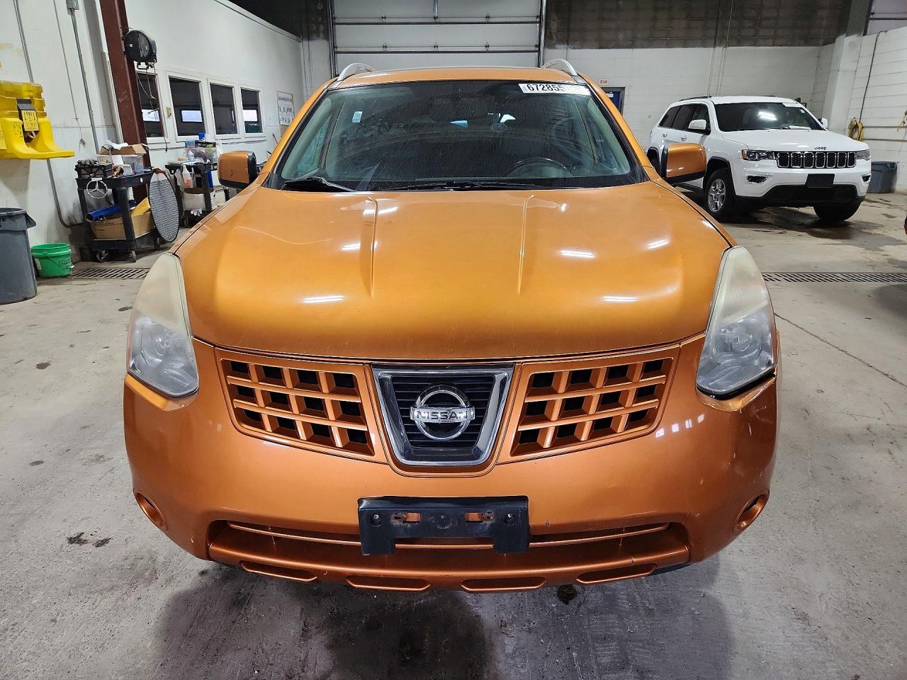 2008 Nissan Rogue S Orange vin: JN8AS58V38W132565