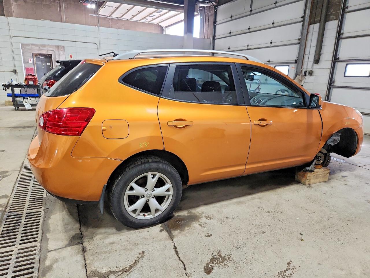 2008 Nissan Rogue S Orange vin: JN8AS58V38W132565