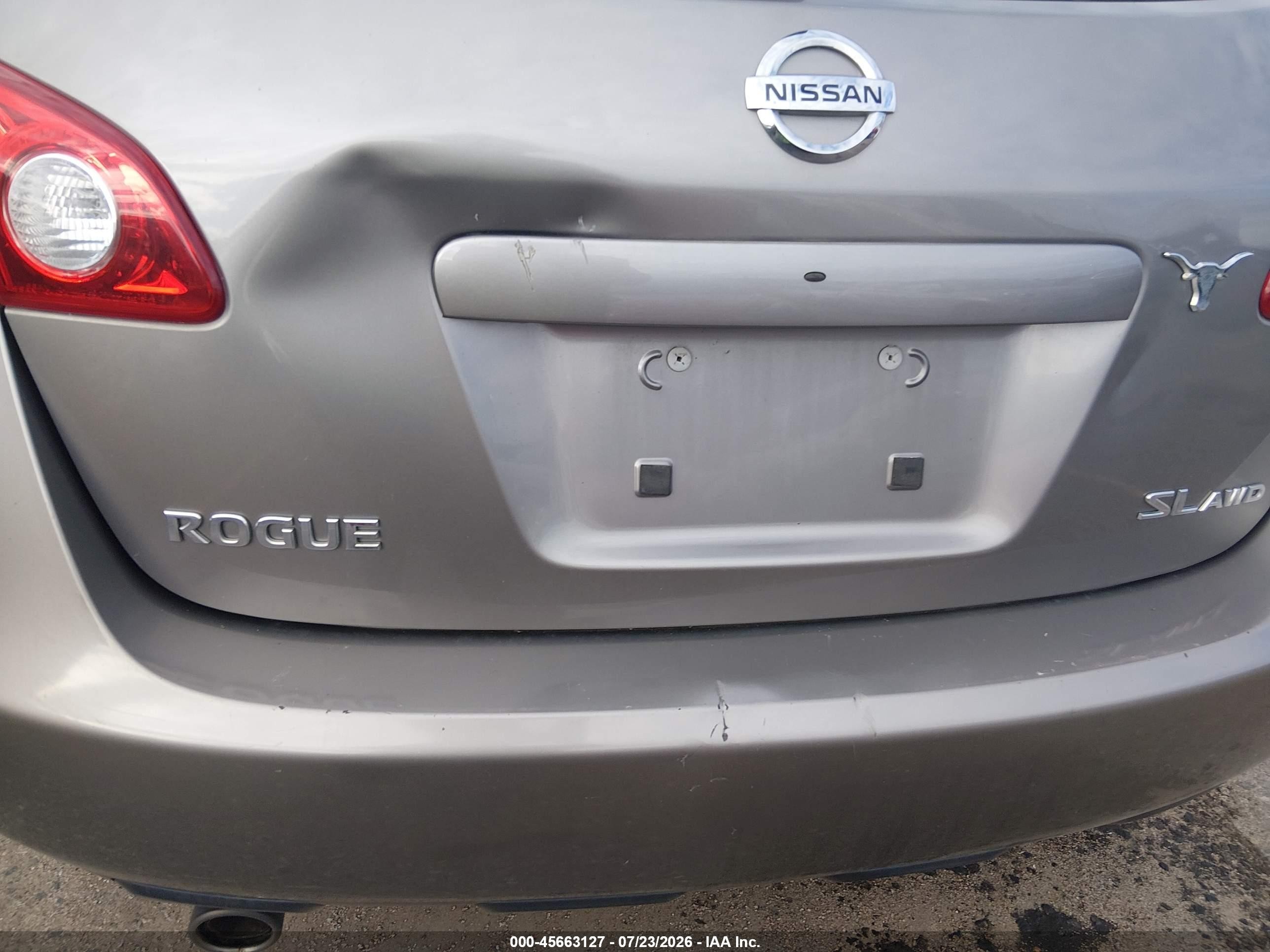 2008 Nissan Rogue Sl Pewter vin: JN8AS58V38W145283