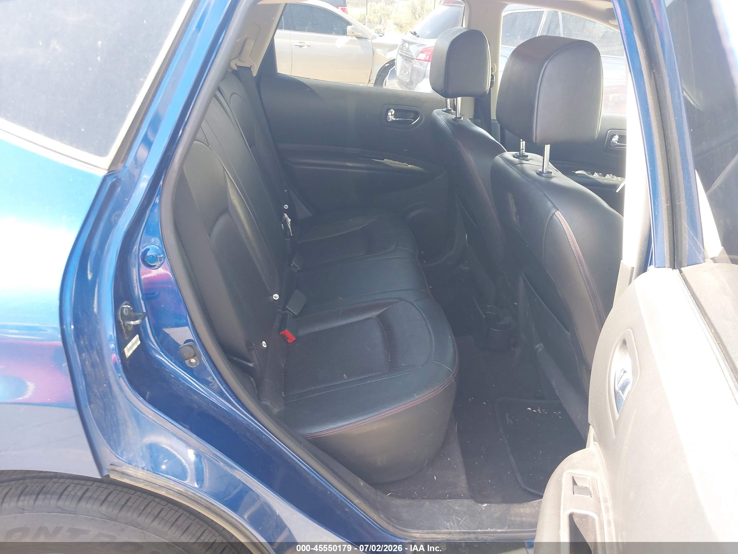 2008 Nissan Rogue Sl Blue vin: JN8AS58V38W145347