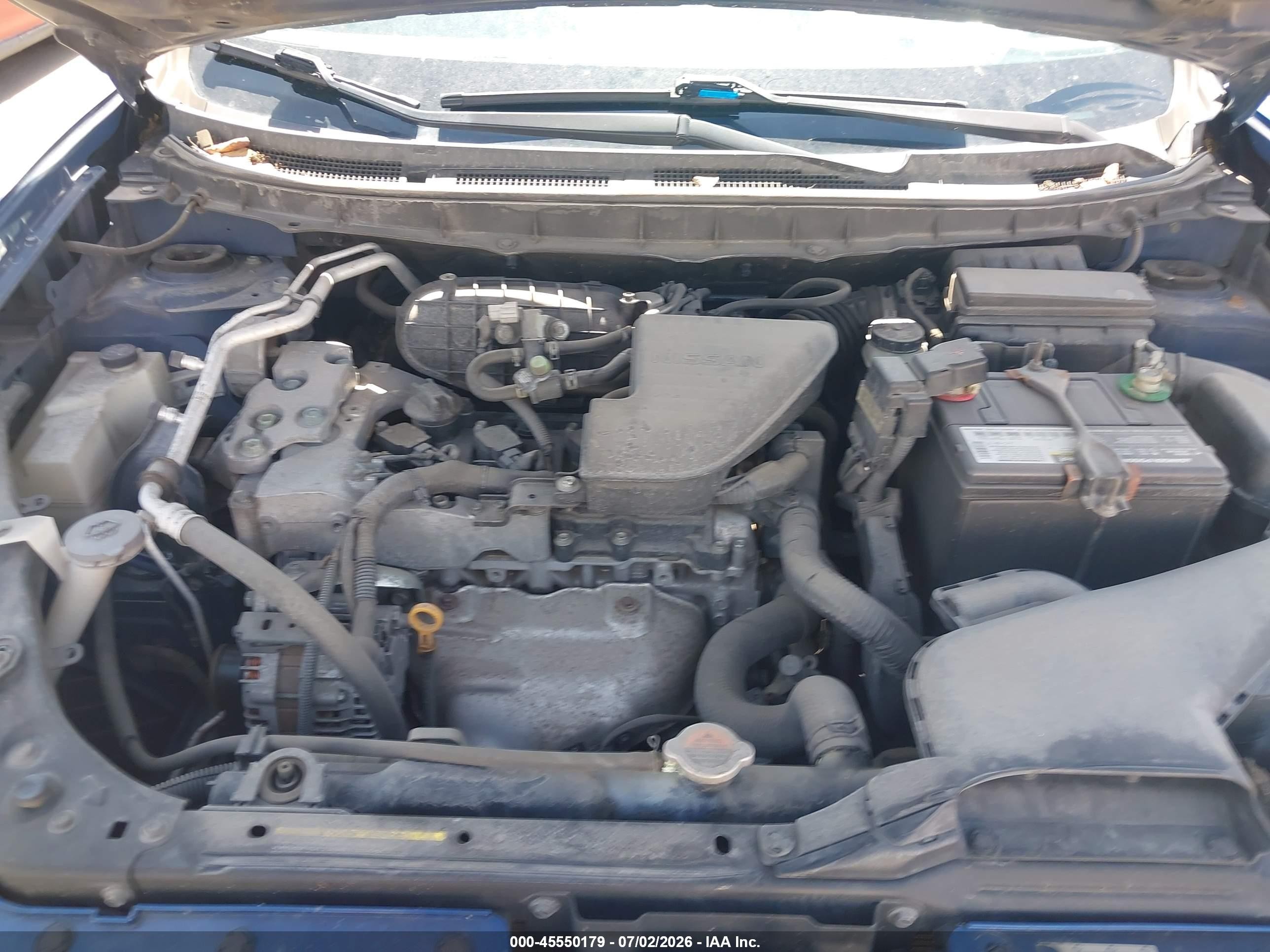 2008 Nissan Rogue Sl Blue vin: JN8AS58V38W145347