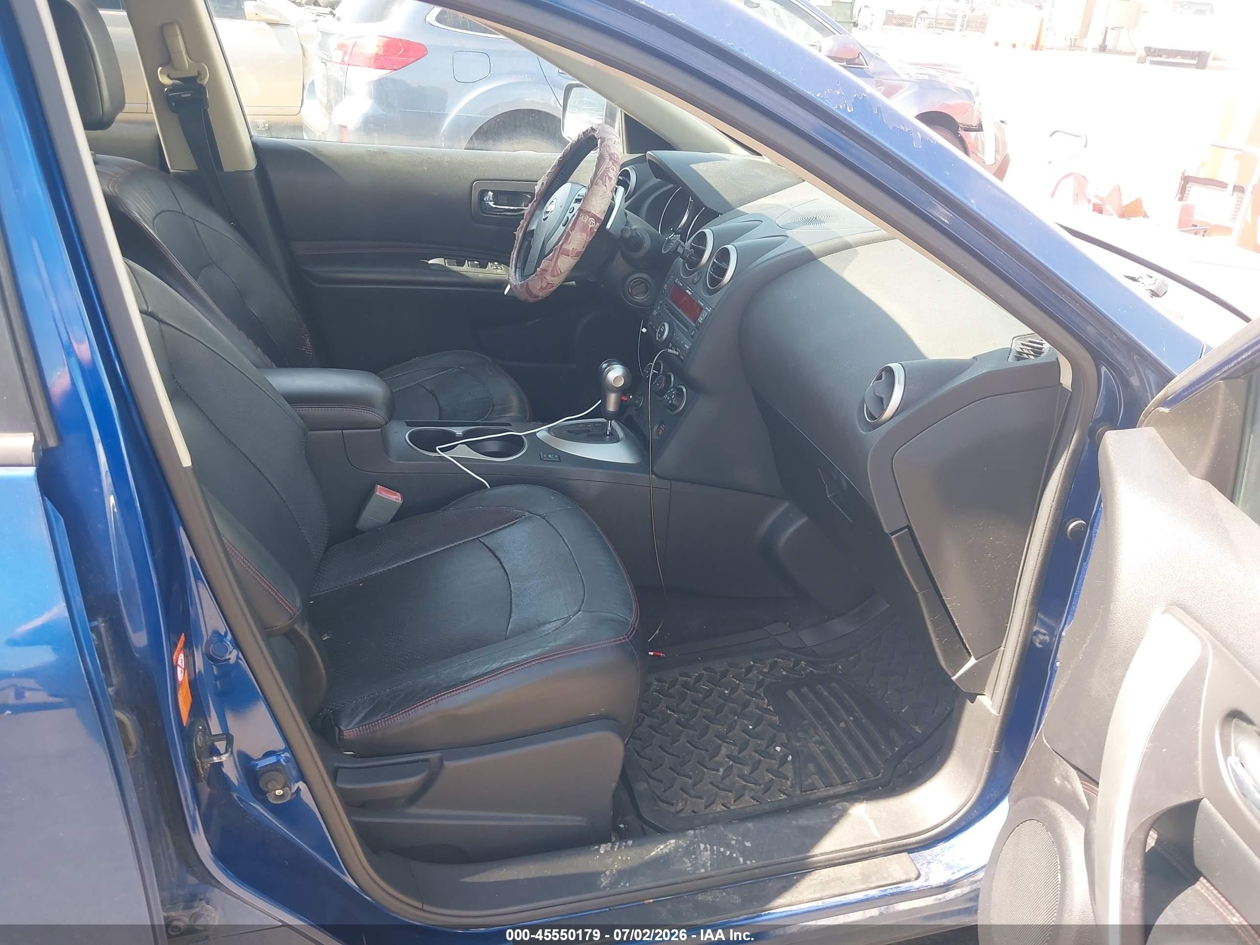 2008 Nissan Rogue Sl Blue vin: JN8AS58V38W145347