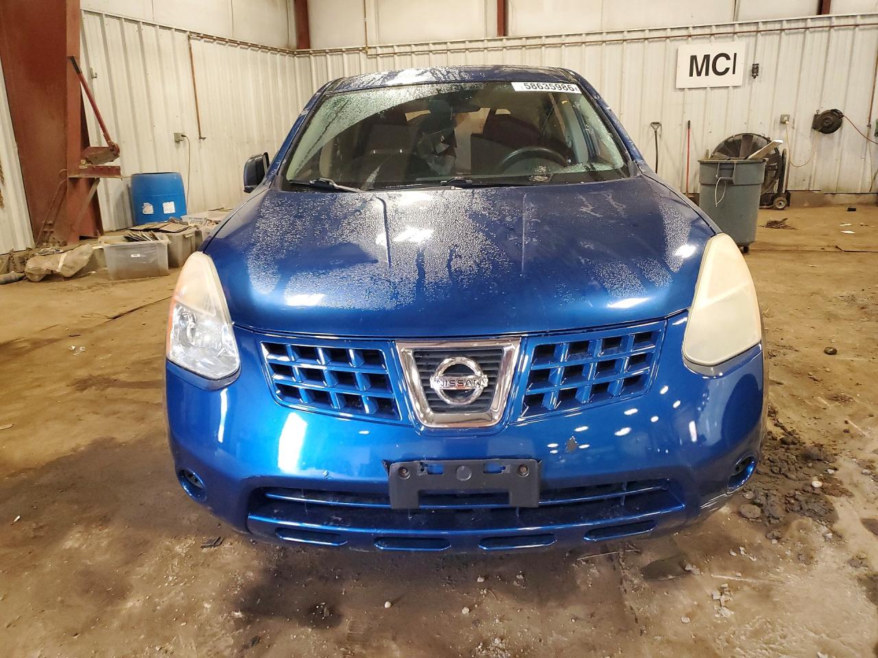 2009 Nissan Rogue S/sl Blue vin: JN8AS58V39W161002