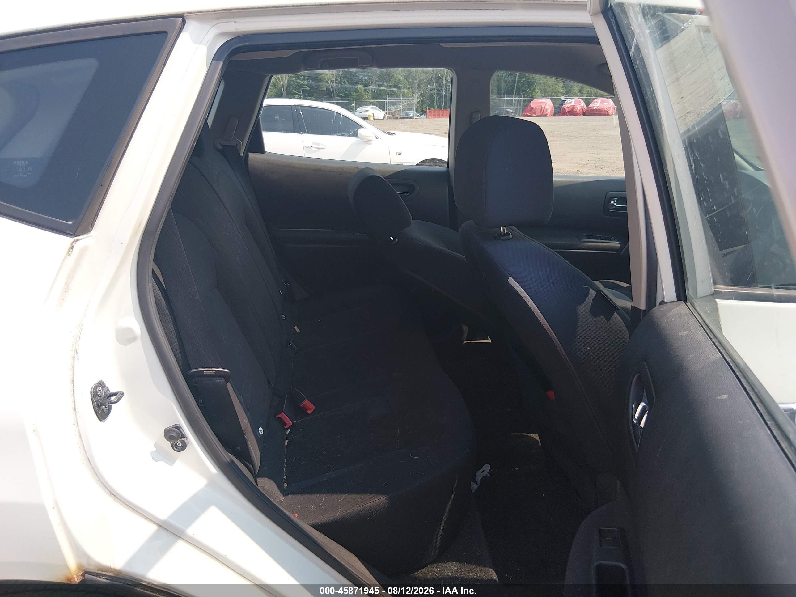 2009 Nissan Rogue S White vin: JN8AS58V39W165535