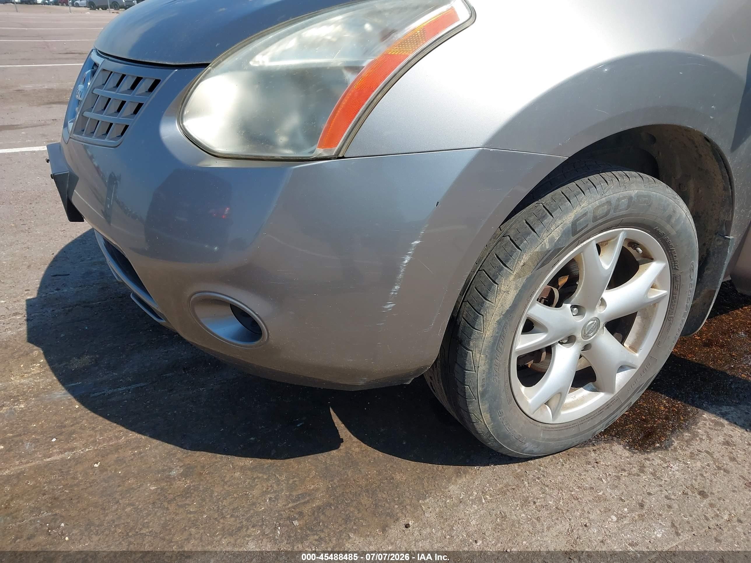 2009 Nissan Rogue Sl Gray vin: JN8AS58V39W167768