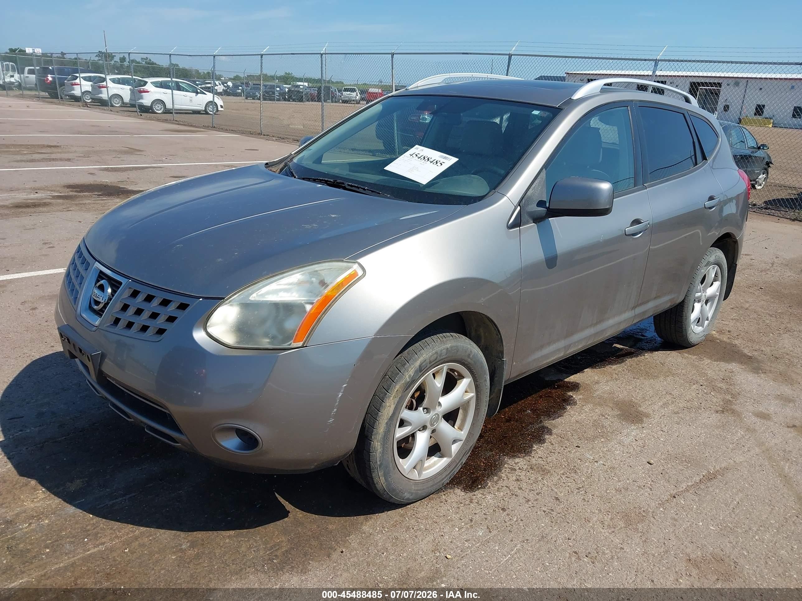 2009 Nissan Rogue Sl Gray vin: JN8AS58V39W167768