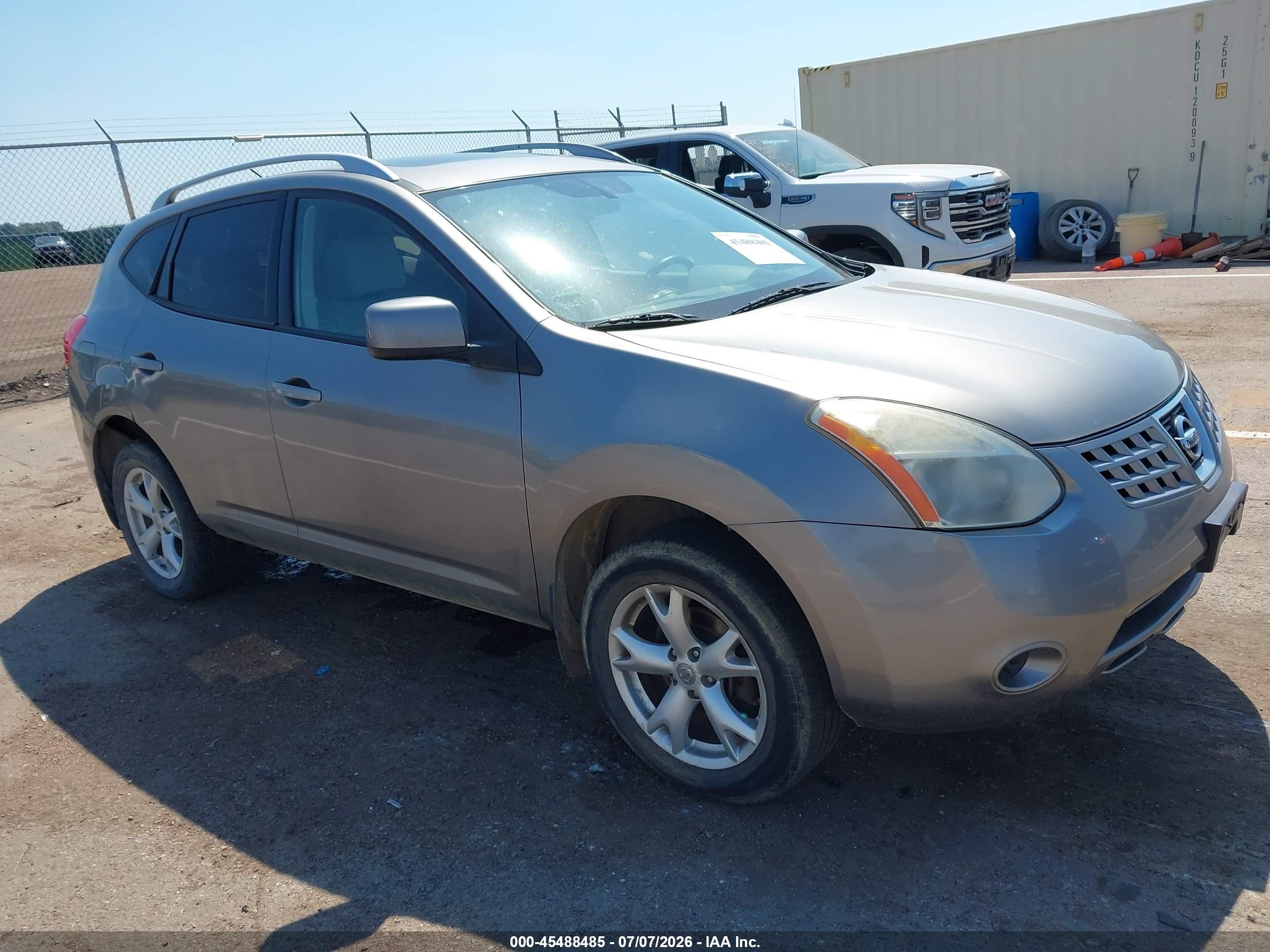 2009 Nissan Rogue Sl Серый vin: JN8AS58V39W167768