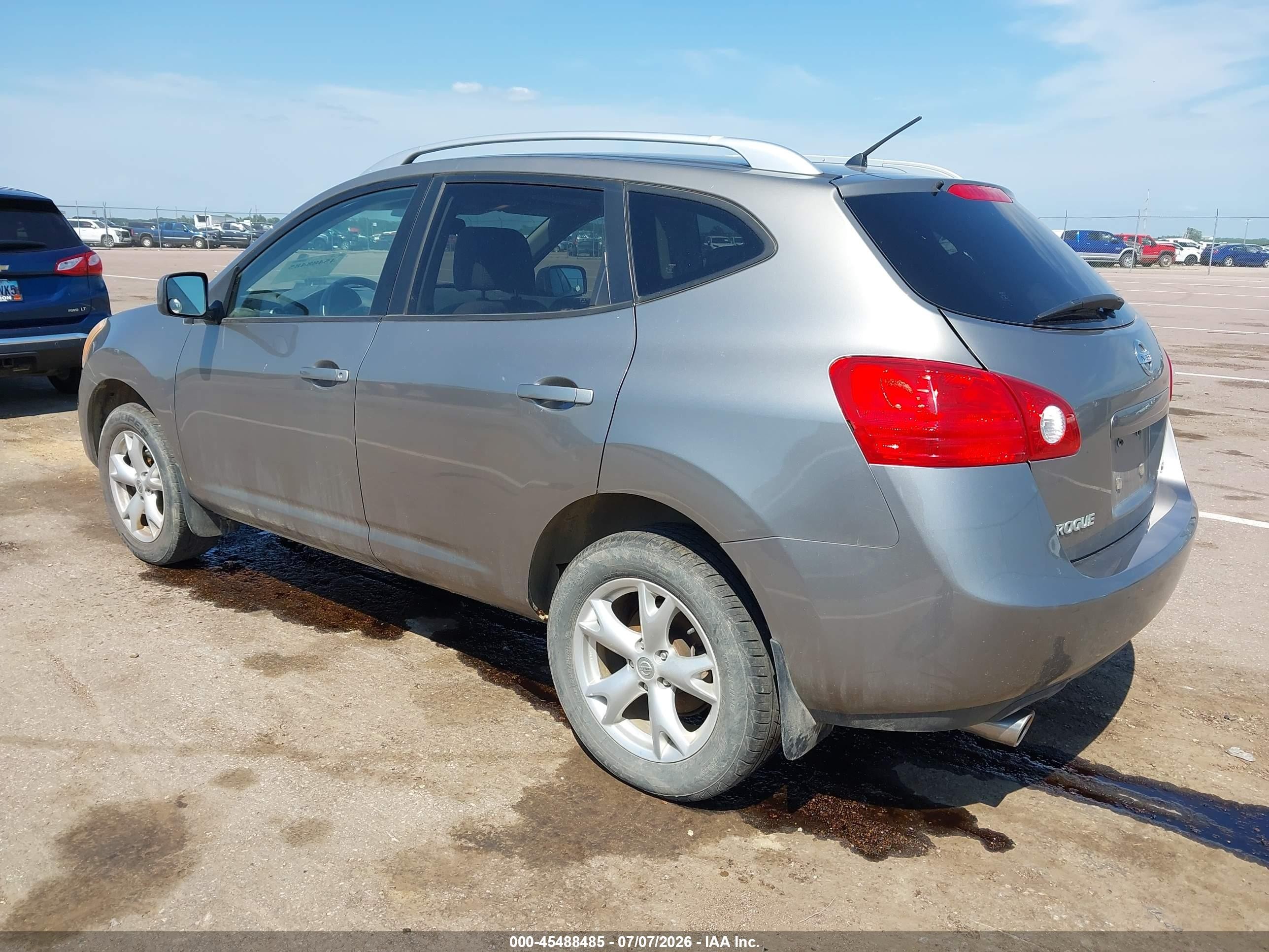 2009 Nissan Rogue Sl Gray vin: JN8AS58V39W167768