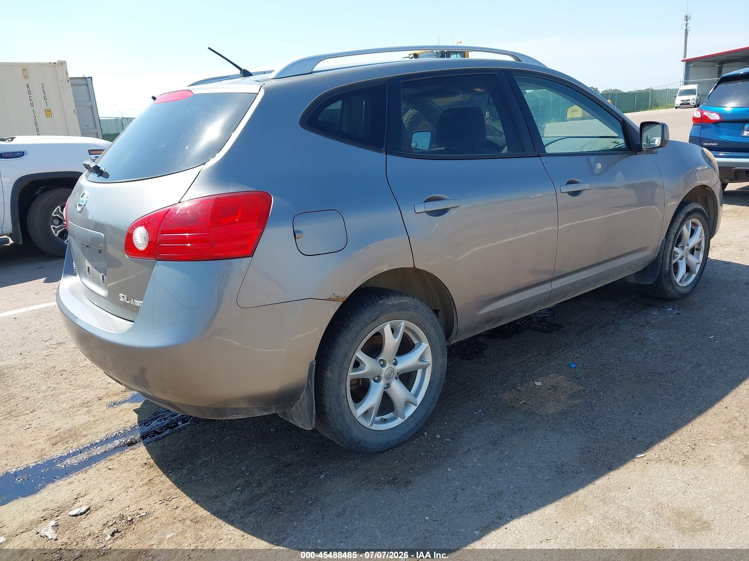 2009 Nissan Rogue Sl Gray vin: JN8AS58V39W167768