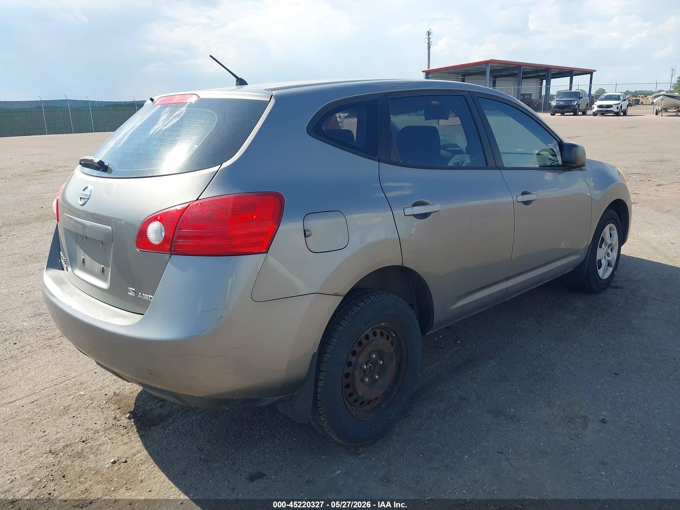 2009 Nissan Rogue S Серый vin: JN8AS58V39W175496