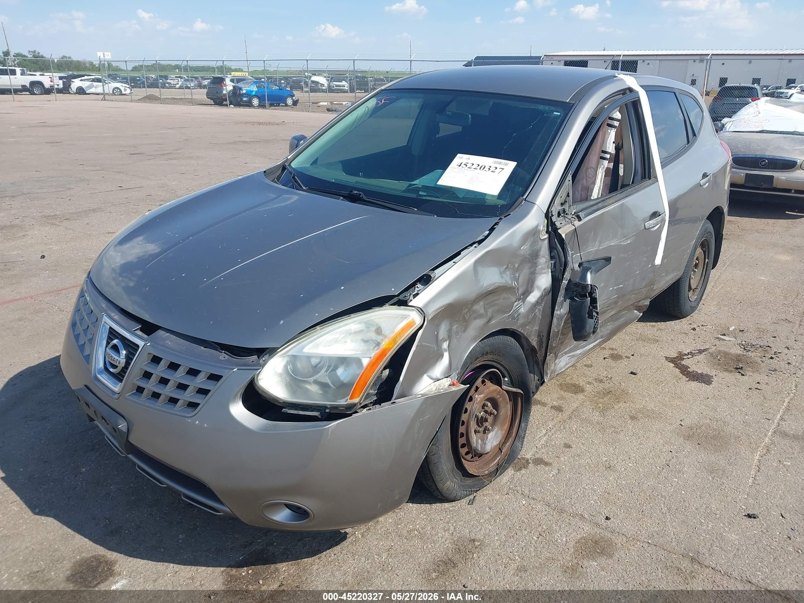 2009 Nissan Rogue S Серый vin: JN8AS58V39W175496