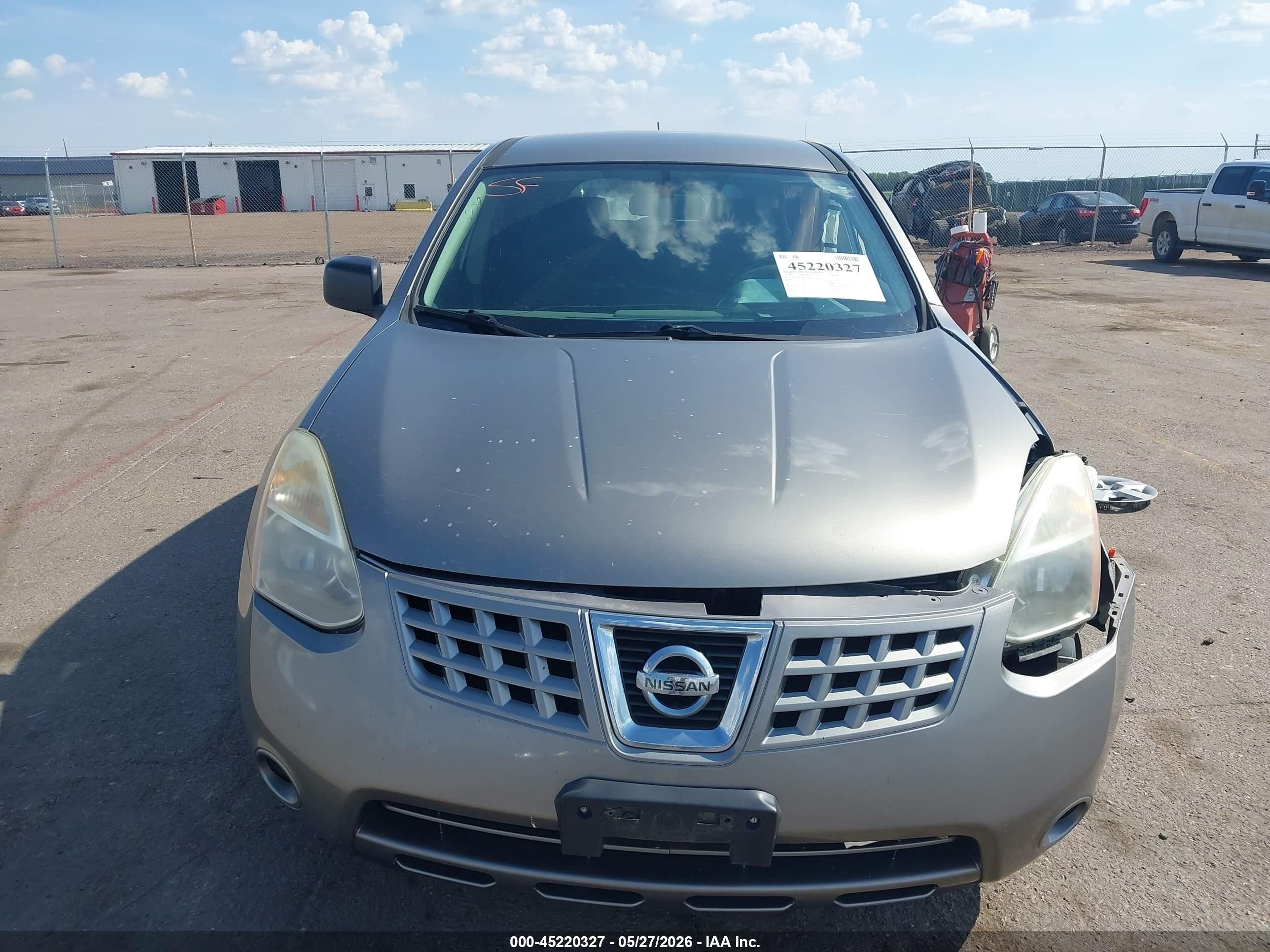 2009 Nissan Rogue S Серый vin: JN8AS58V39W175496