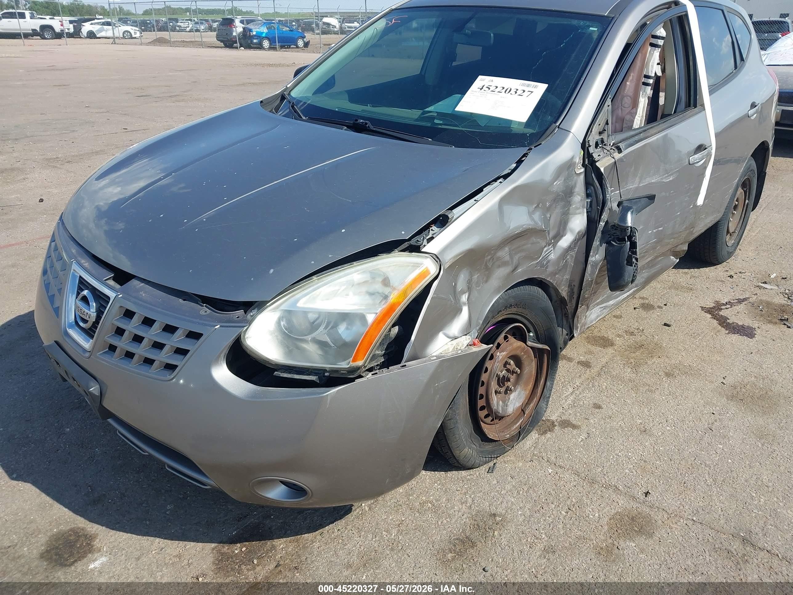 2009 Nissan Rogue S Серый vin: JN8AS58V39W175496