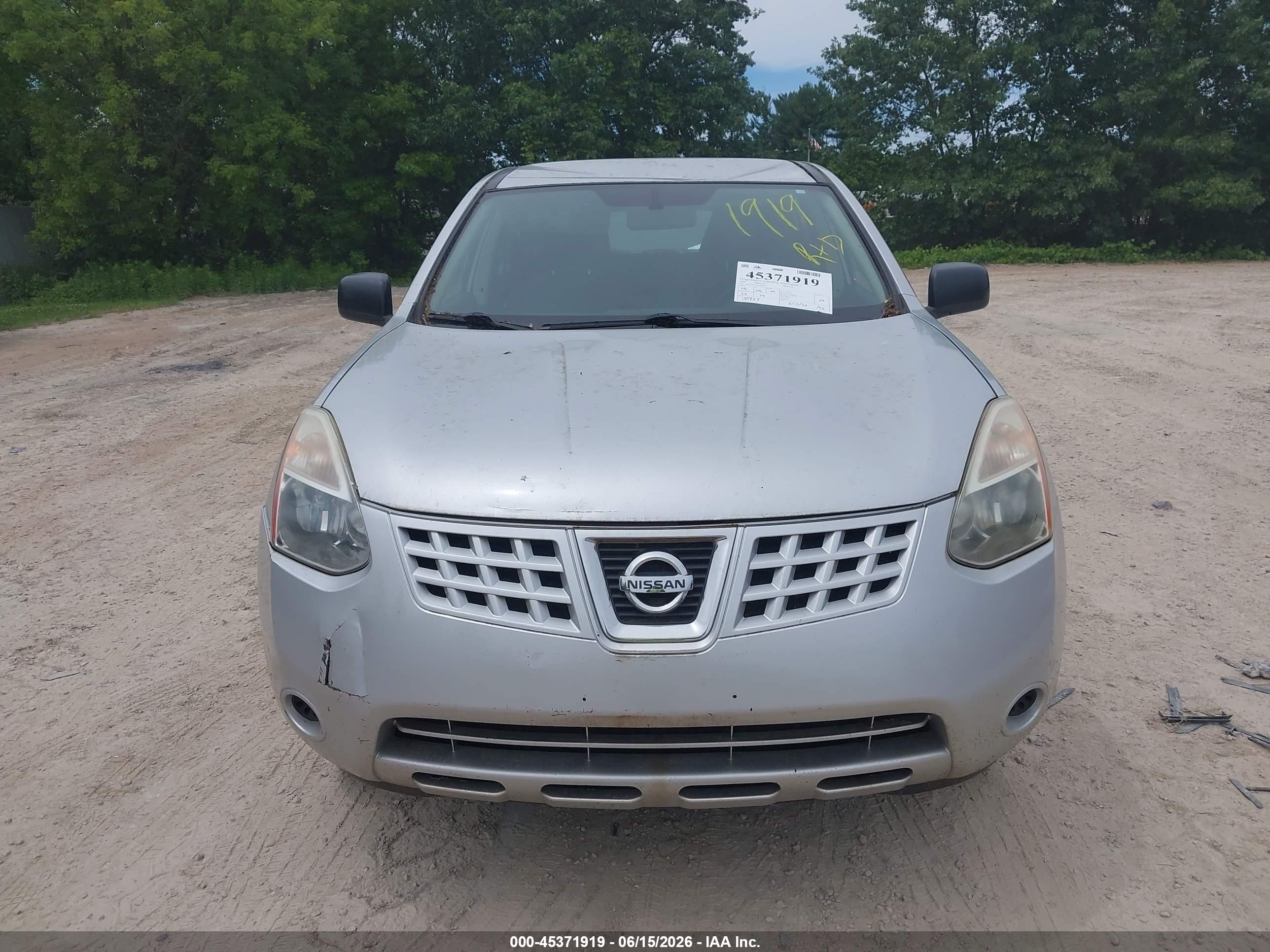 2009 Nissan Rogue S Silver vin: JN8AS58V39W182979