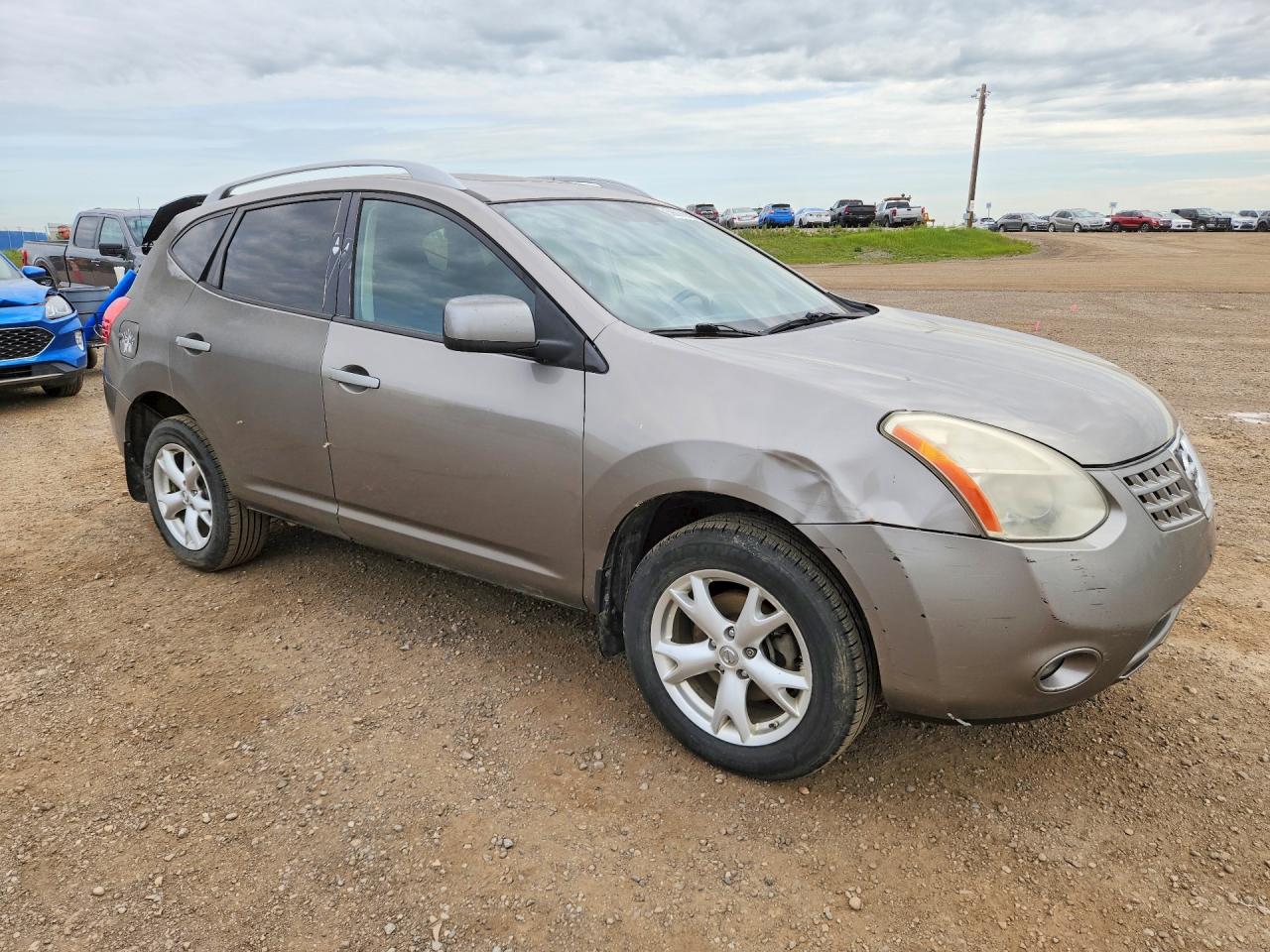 2009 Nissan Rogue S Gray vin: JN8AS58V39W184151