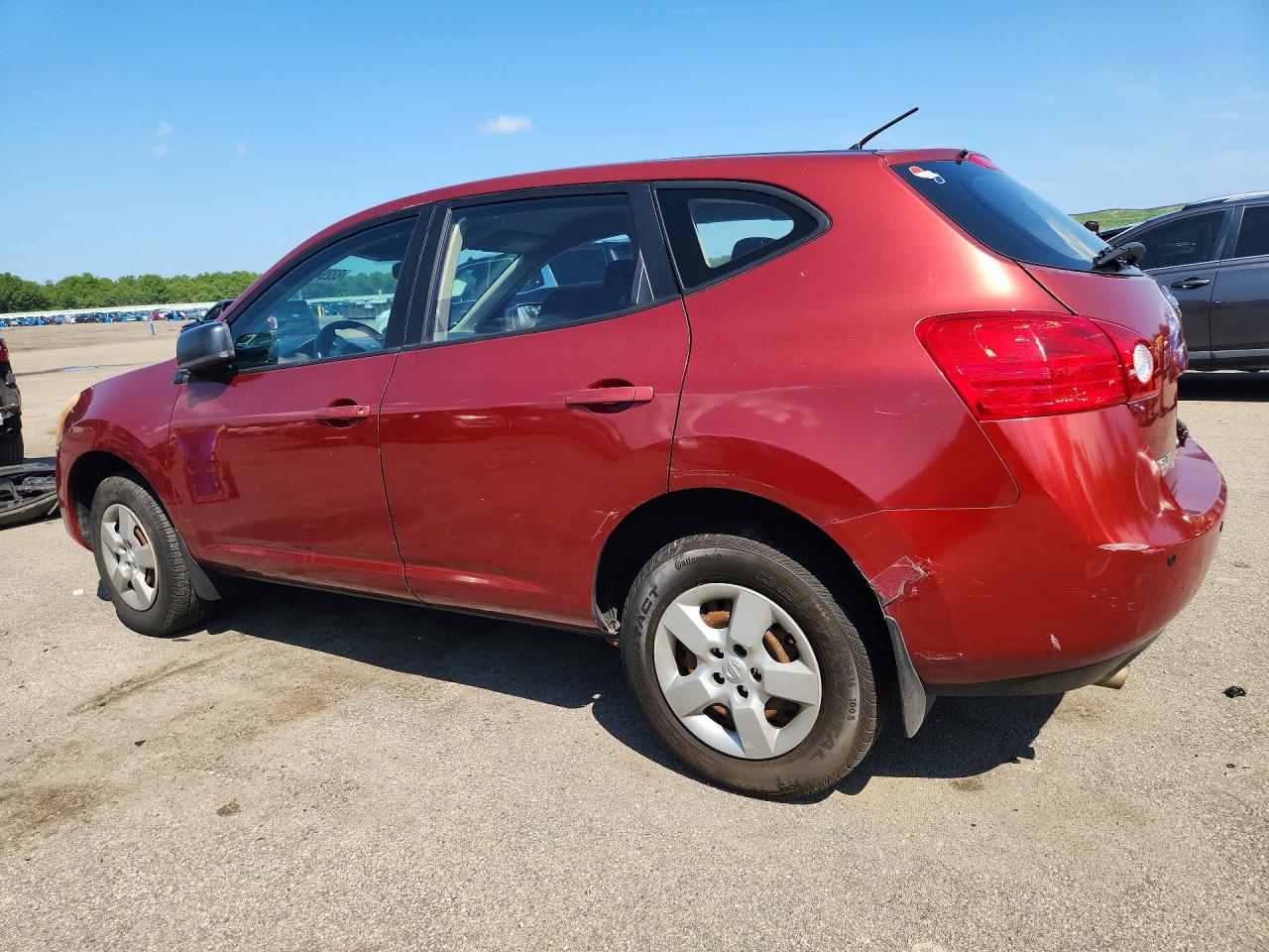 2009 Nissan Rogue S Red vin: JN8AS58V39W185350