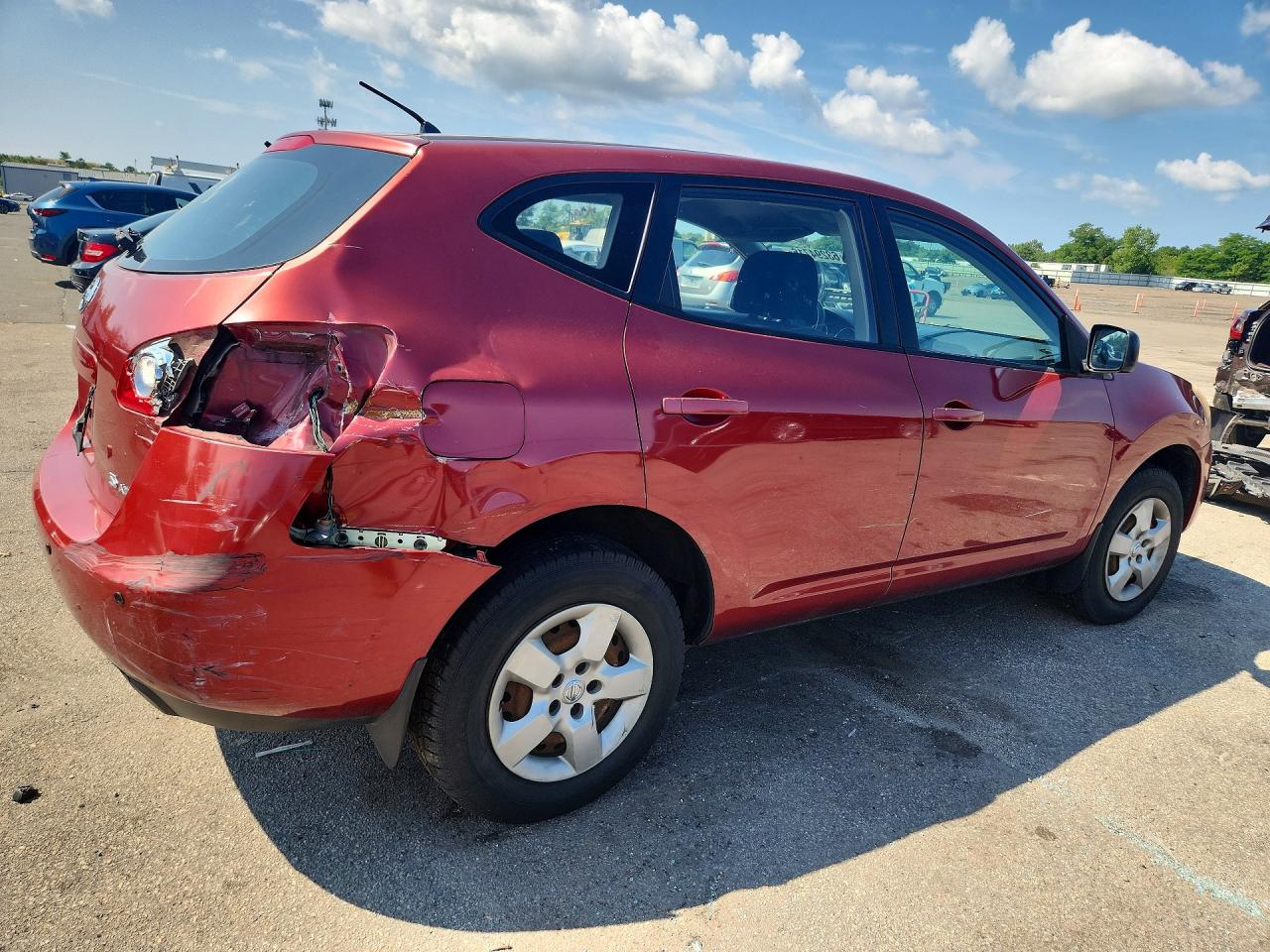 2009 Nissan Rogue S Red vin: JN8AS58V39W185350
