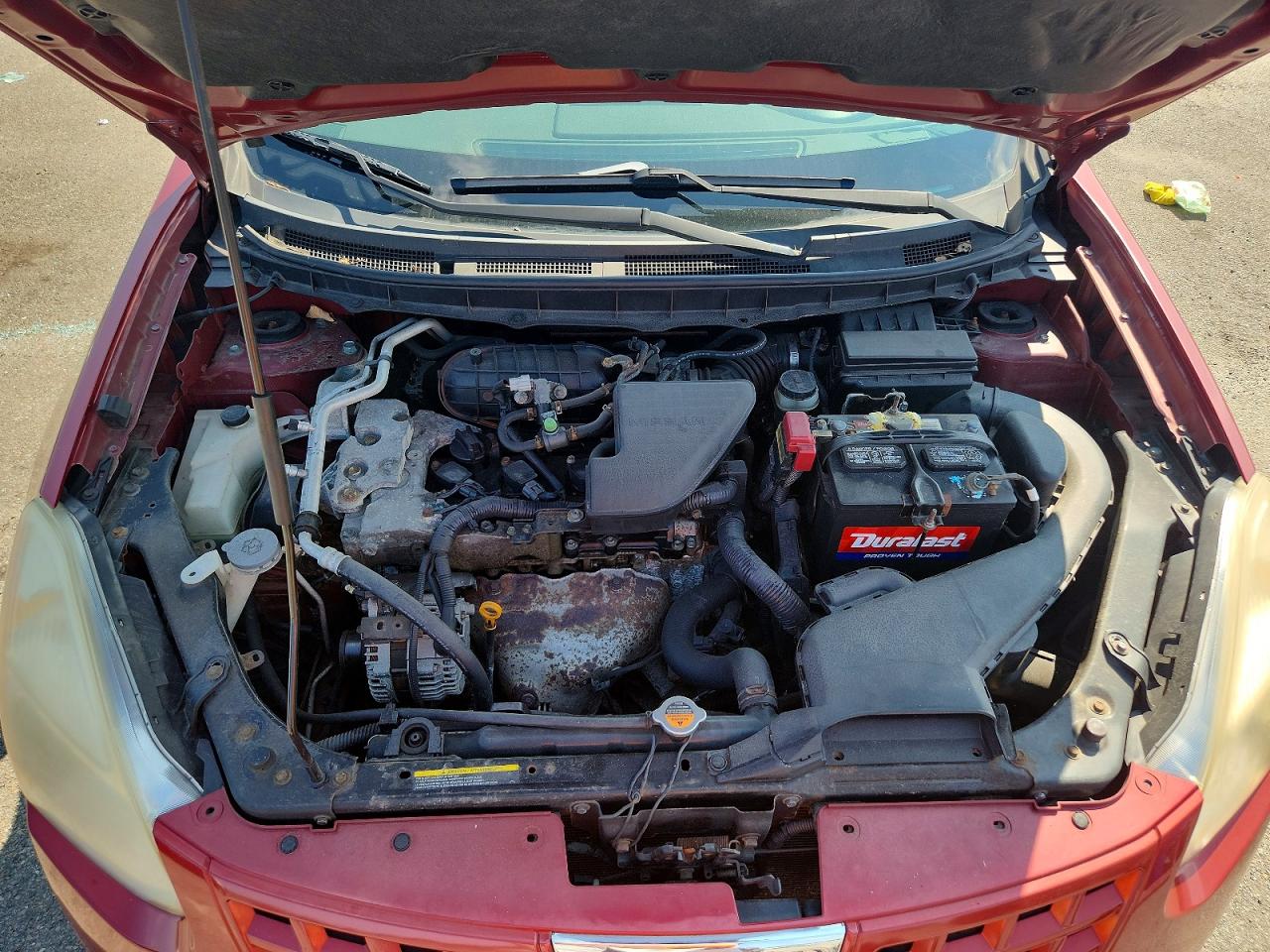 2009 Nissan Rogue S Red vin: JN8AS58V39W185350
