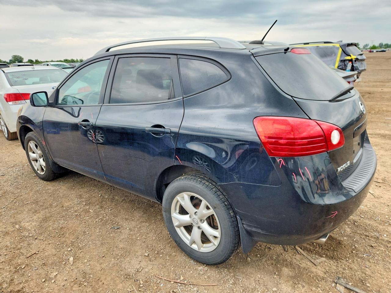 2009 Nissan Rogue S Черный vin: JN8AS58V39W436495