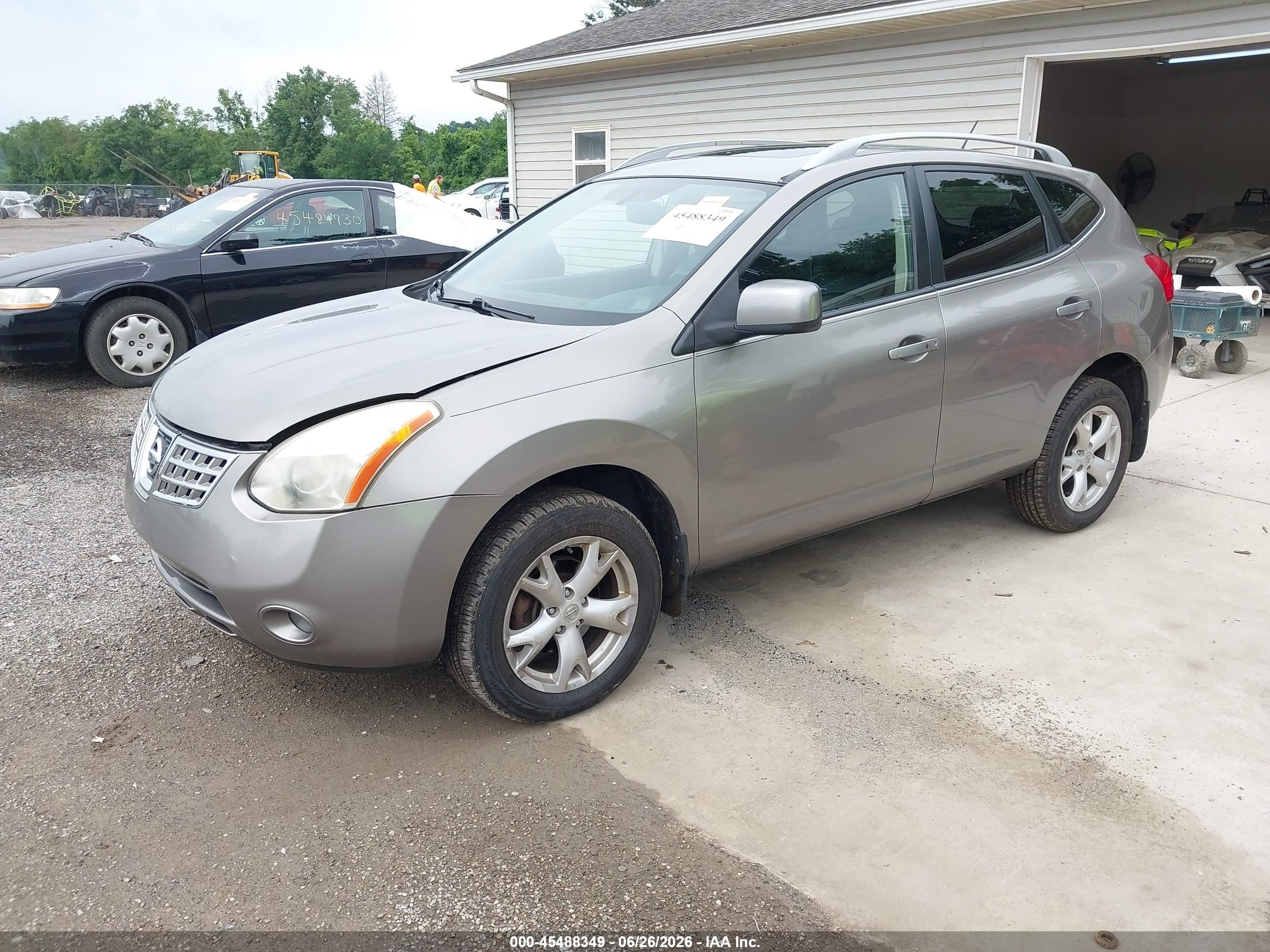 2009 Nissan Rogue Sl Gray vin: JN8AS58V39W438697
