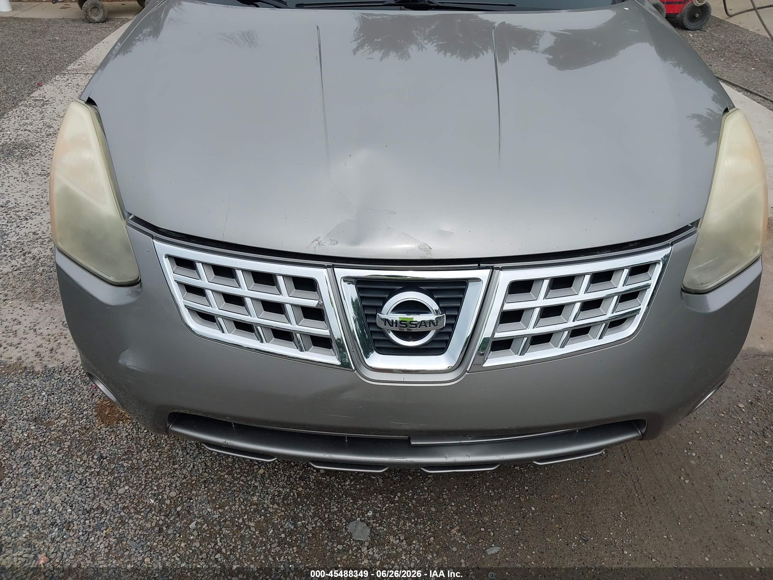 2009 Nissan Rogue Sl Gray vin: JN8AS58V39W438697