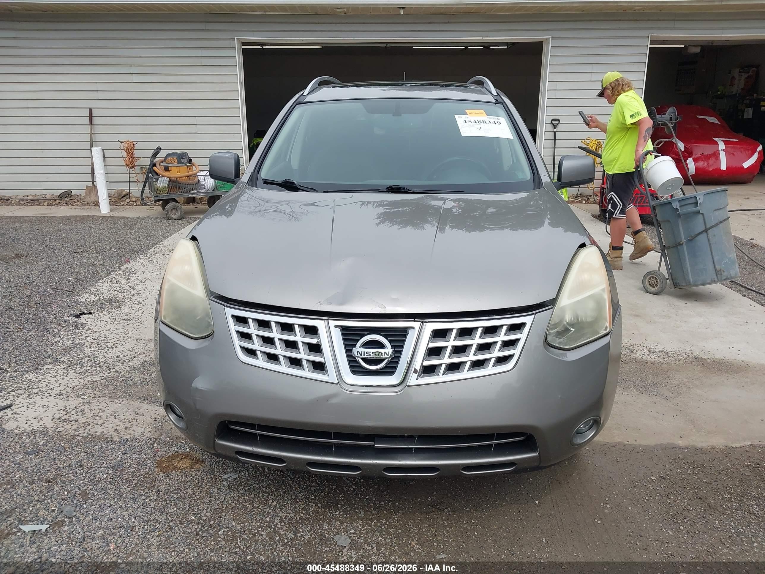 2009 Nissan Rogue Sl Gray vin: JN8AS58V39W438697