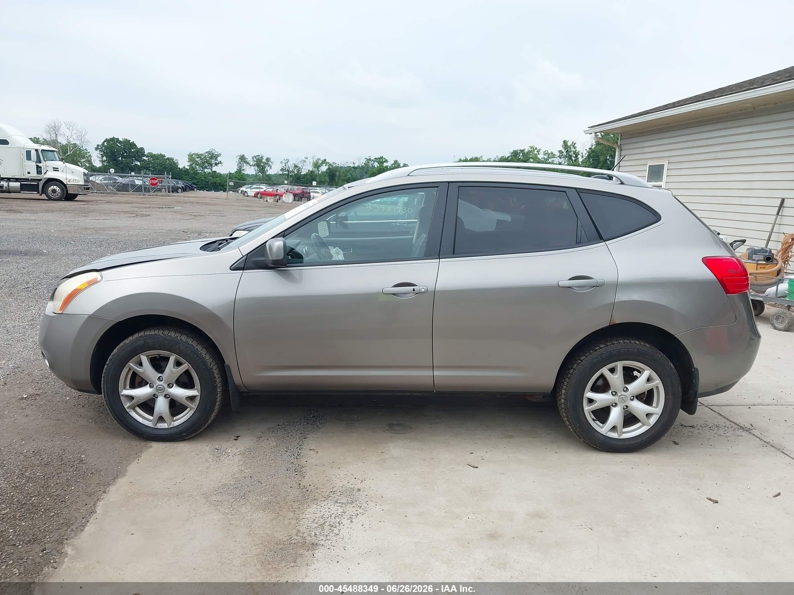 2009 Nissan Rogue Sl Gray vin: JN8AS58V39W438697