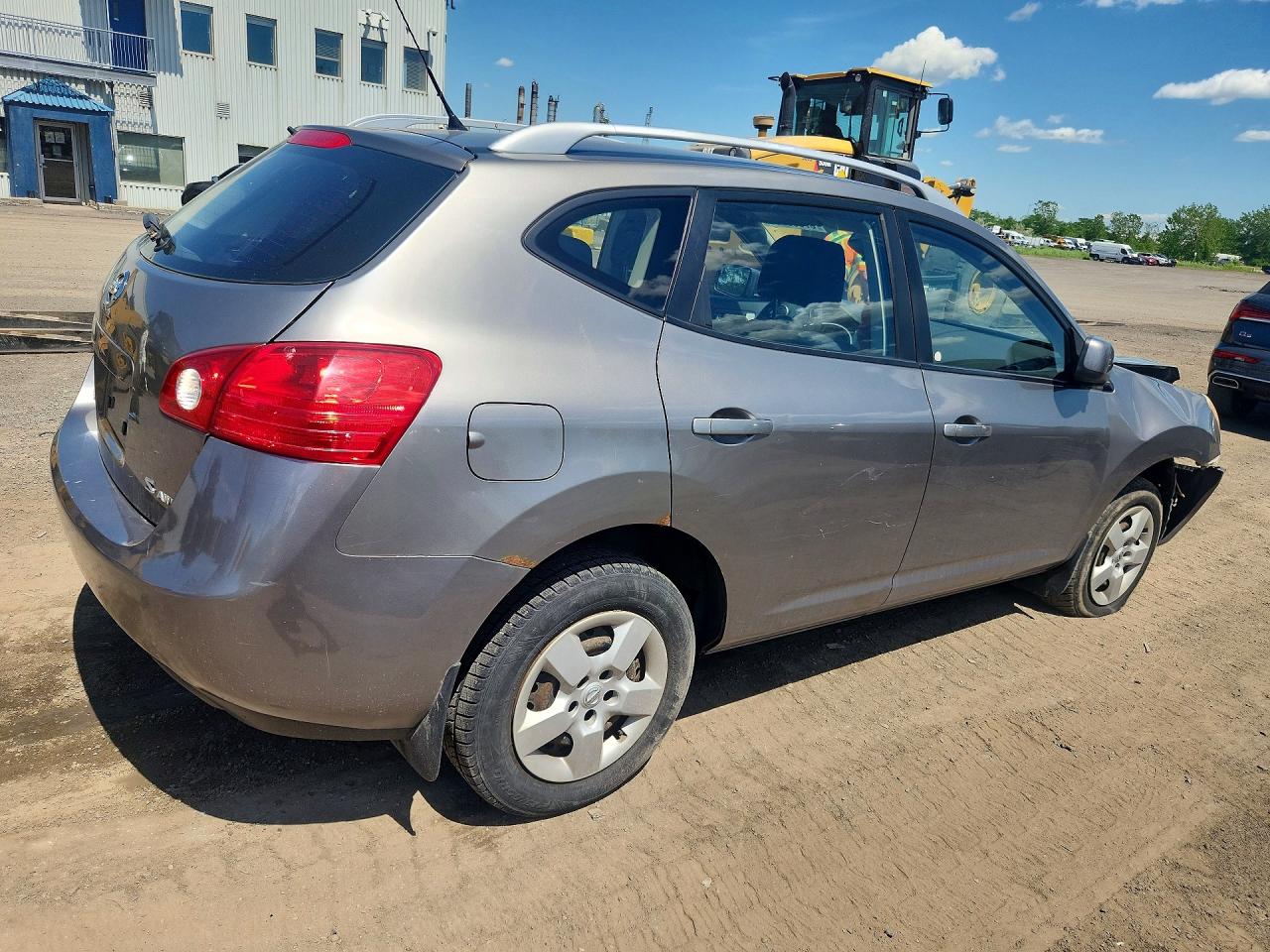 2008 Nissan Rogue S Silver vin: JN8AS58V48W103706