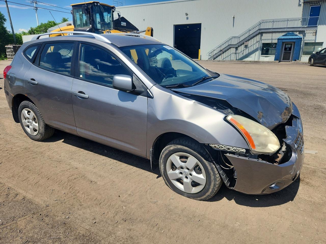 2008 Nissan Rogue S Silver vin: JN8AS58V48W103706