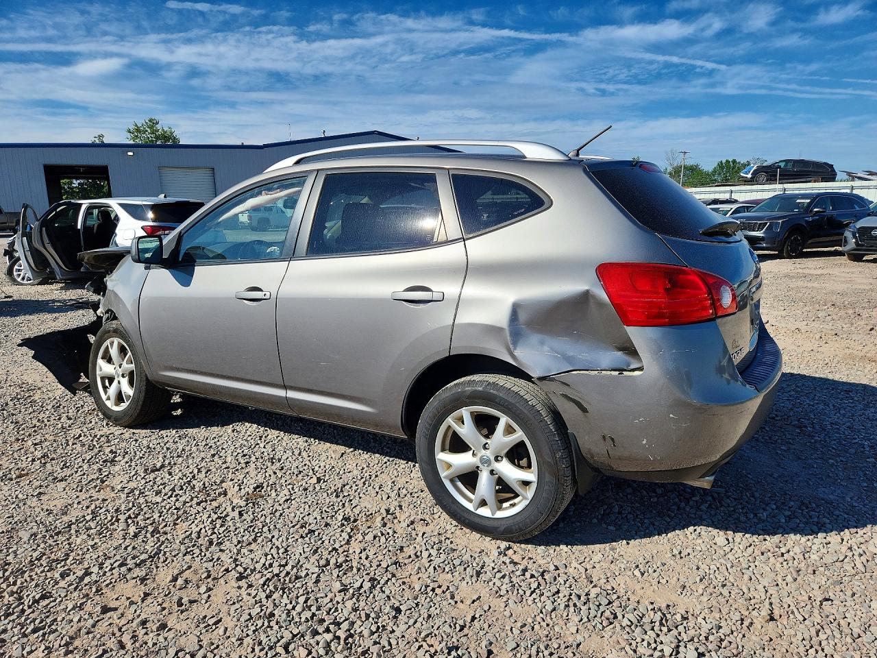 2008 Nissan Rogue S Gray vin: JN8AS58V48W108971
