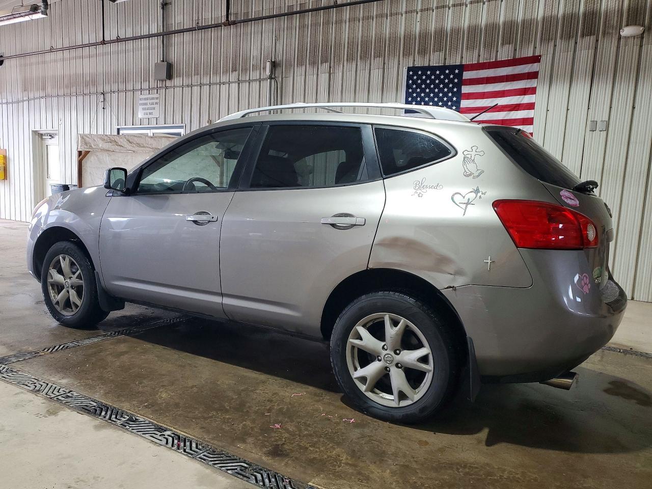 2008 Nissan Rogue S Серый vin: JN8AS58V48W111742