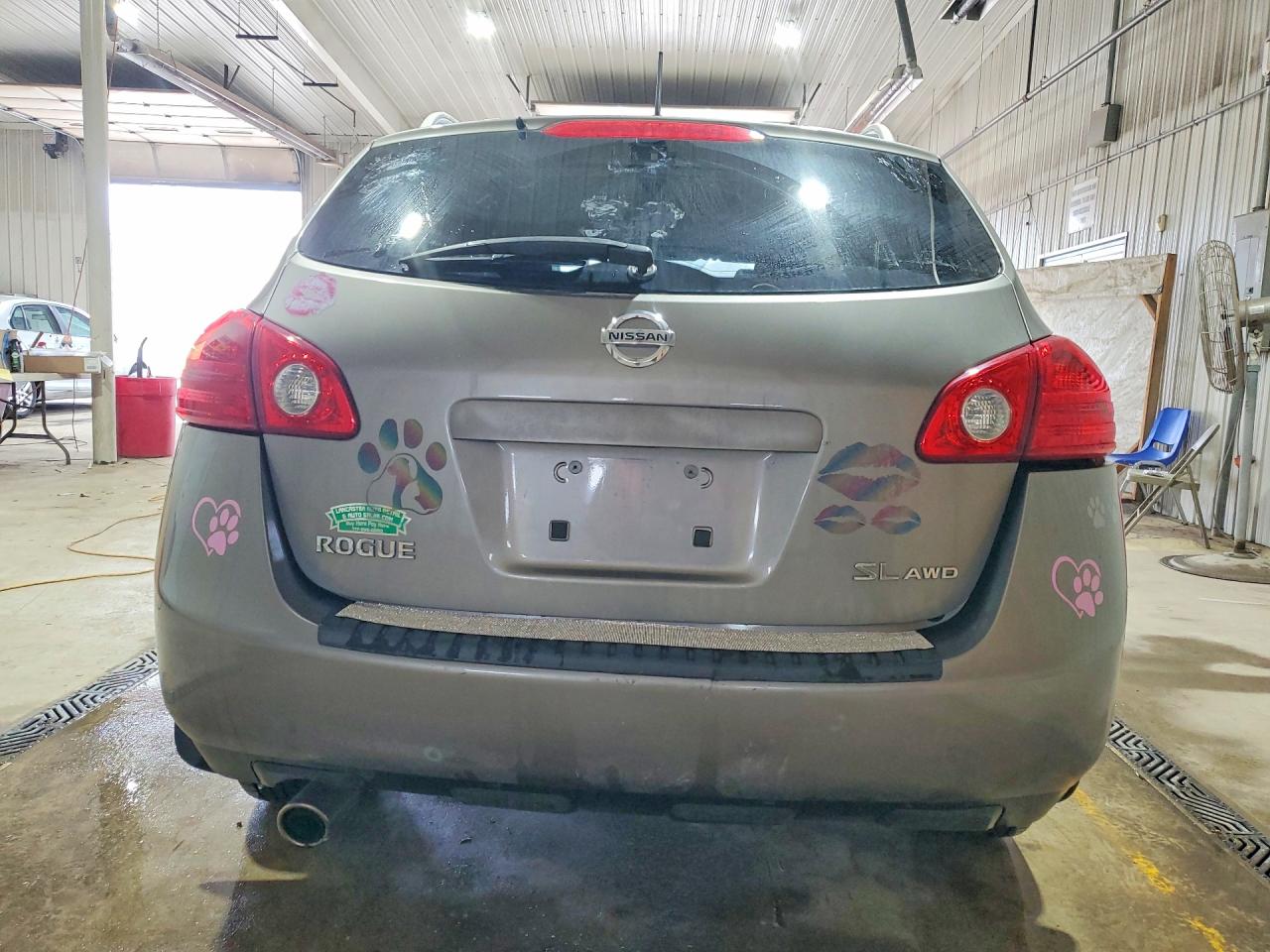 2008 Nissan Rogue S Серый vin: JN8AS58V48W111742