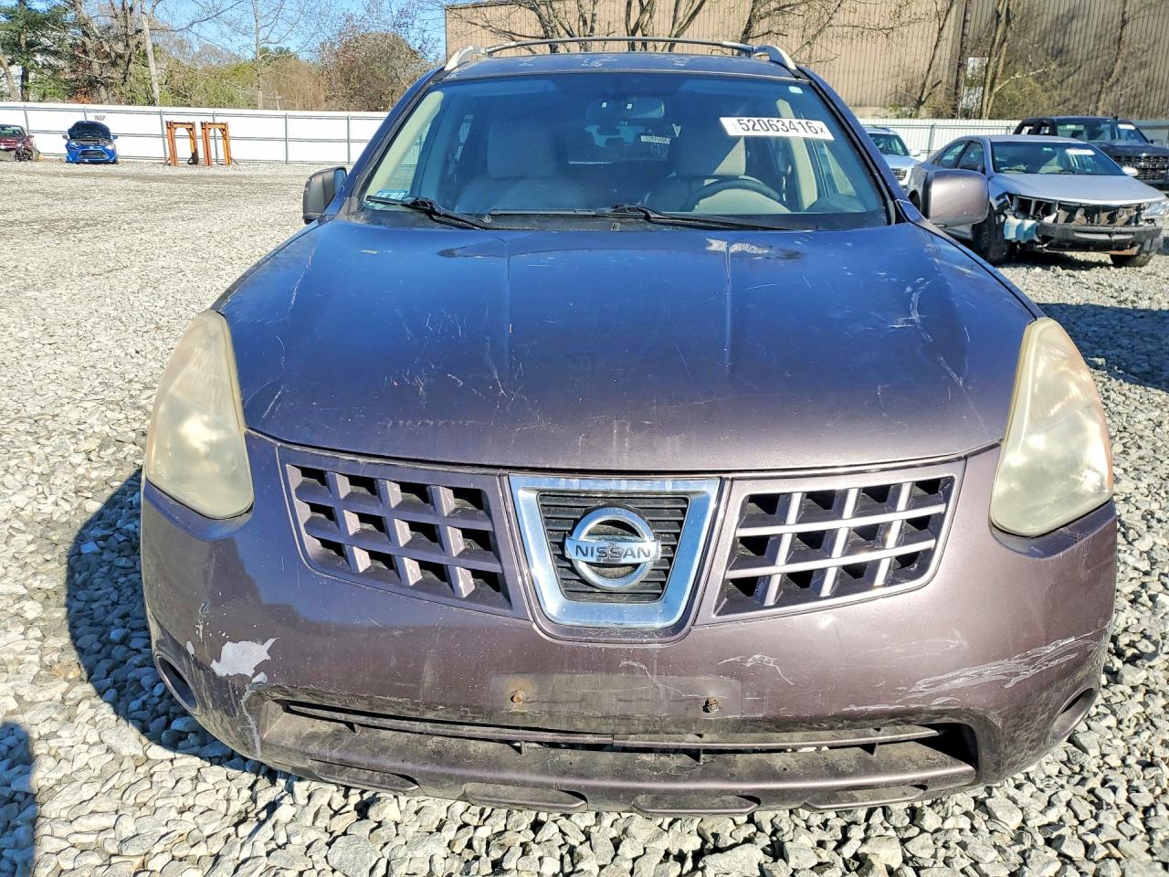 2008 Nissan Rogue S Brown vin: JN8AS58V48W118884