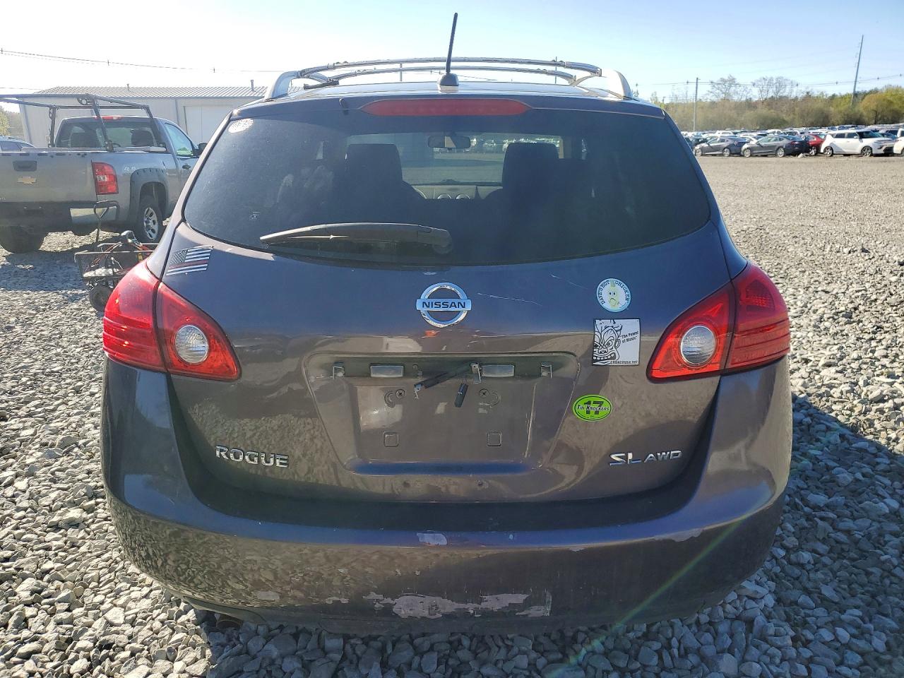 2008 Nissan Rogue S Brown vin: JN8AS58V48W118884