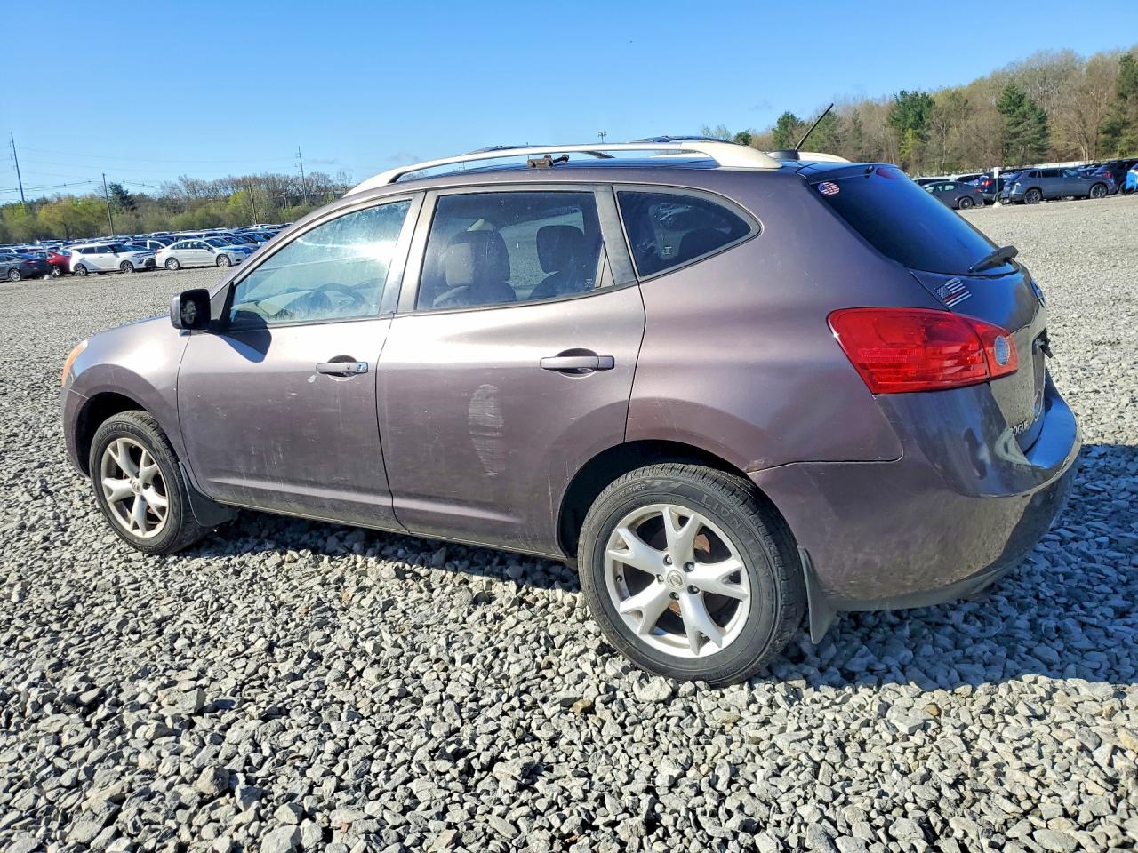 2008 Nissan Rogue S Brown vin: JN8AS58V48W118884